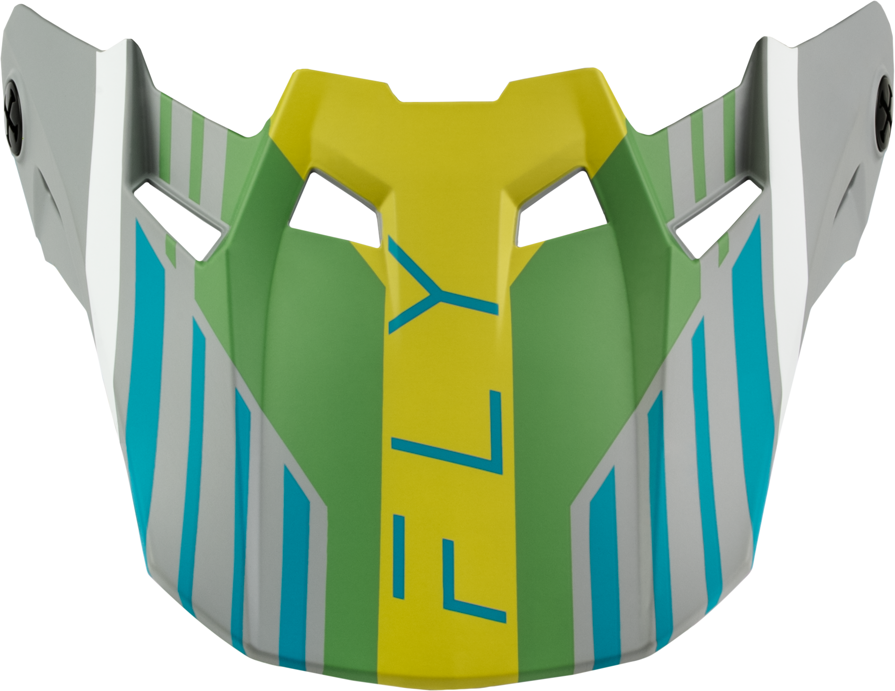 FORMULA CC STRIKE VISOR MATTE GREY/GREEN/TEAL XL/2X