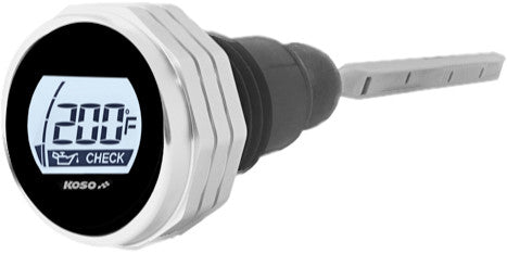 DIGITAL OIL DIPSTICK SILVER FITS 07-16 FLH/FLT