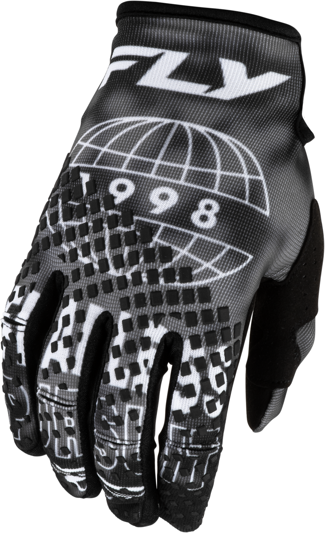 YOUTH KINETIC BLUR GLOVES BLACK/GREY YM
