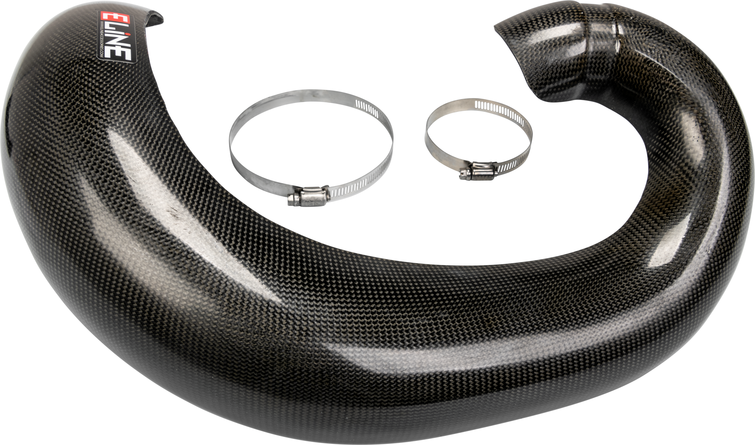 CARBON FIBER PIPE GUARDS HUS/KTM
