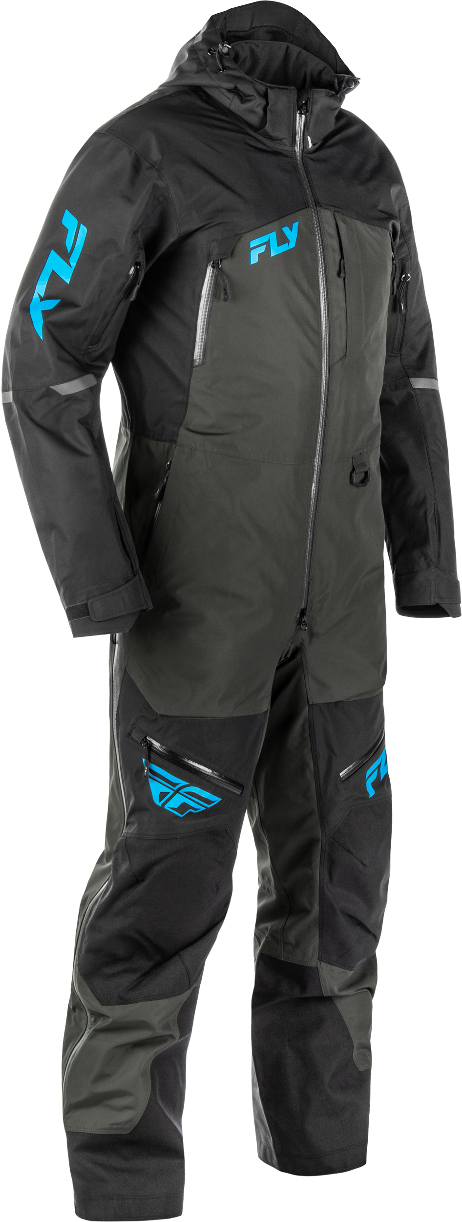 INCLINE MONOSUIT BLACK/GREY/BLUE 2X