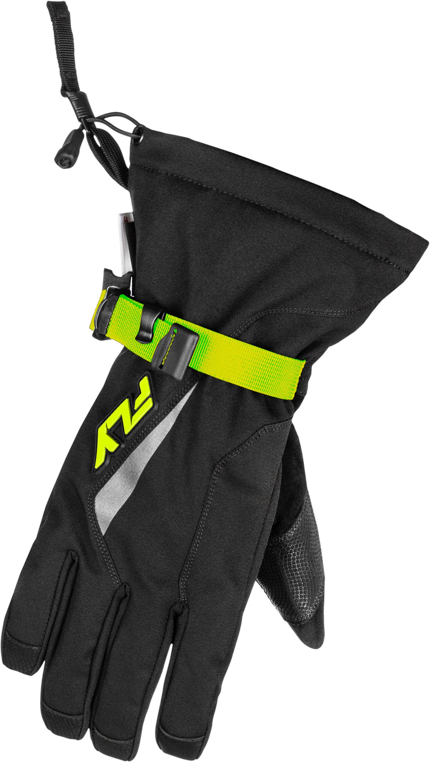 TITLE GAUNTLET GLOVES BLACK/HI-VIS LG