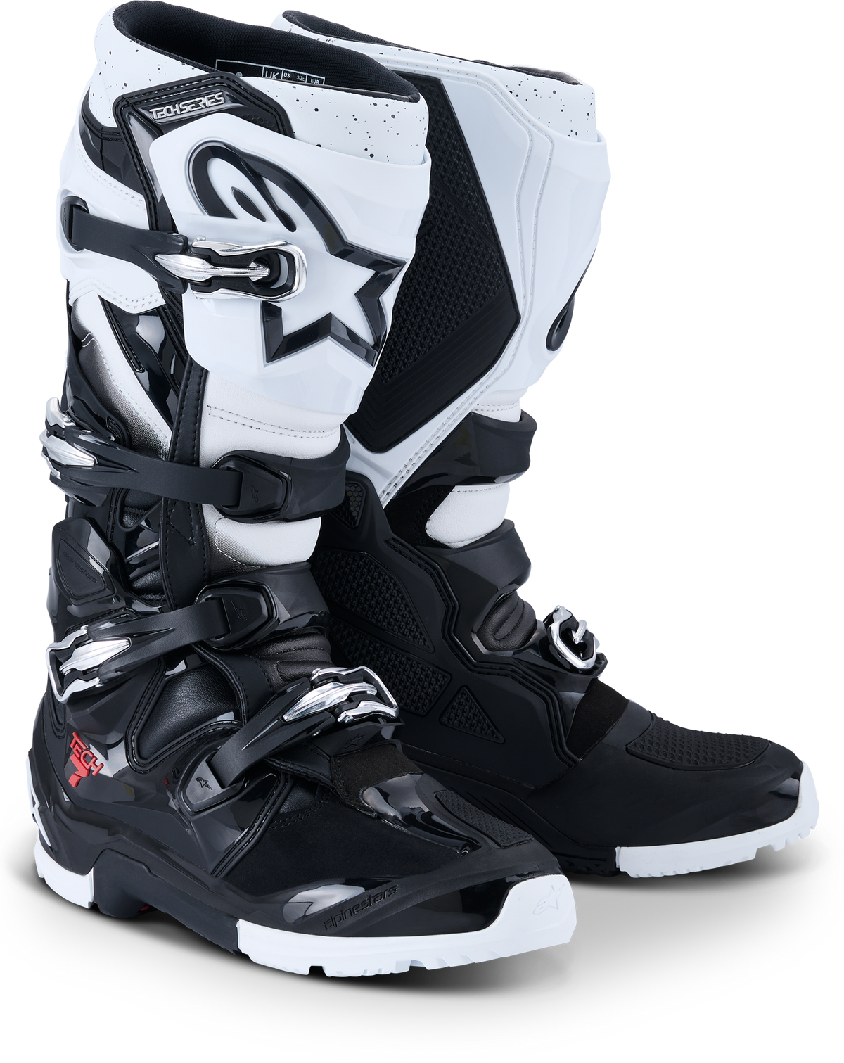 TECH 7 ENDURO BLACK/WHITE 7
