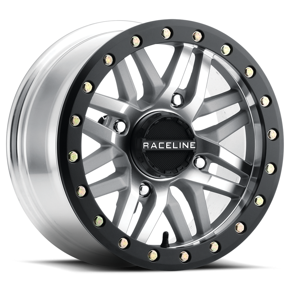 RYNO BDLK WHEEL 15X7 4/137 5+2 (+10MM) BLK/AS CAST