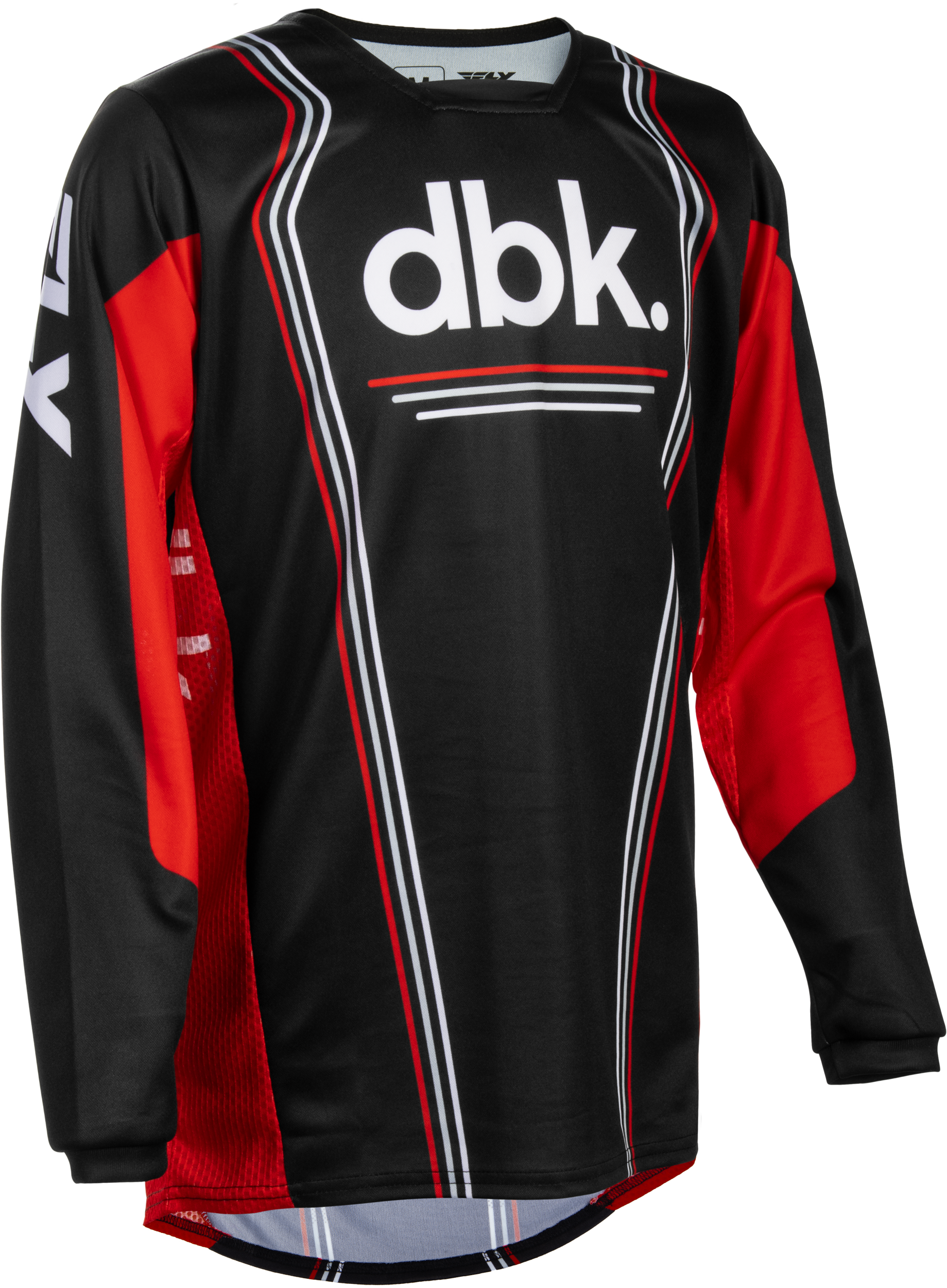 YOUTH KINETIC DBK JERSEY BLACK/RED/WHITE YXL