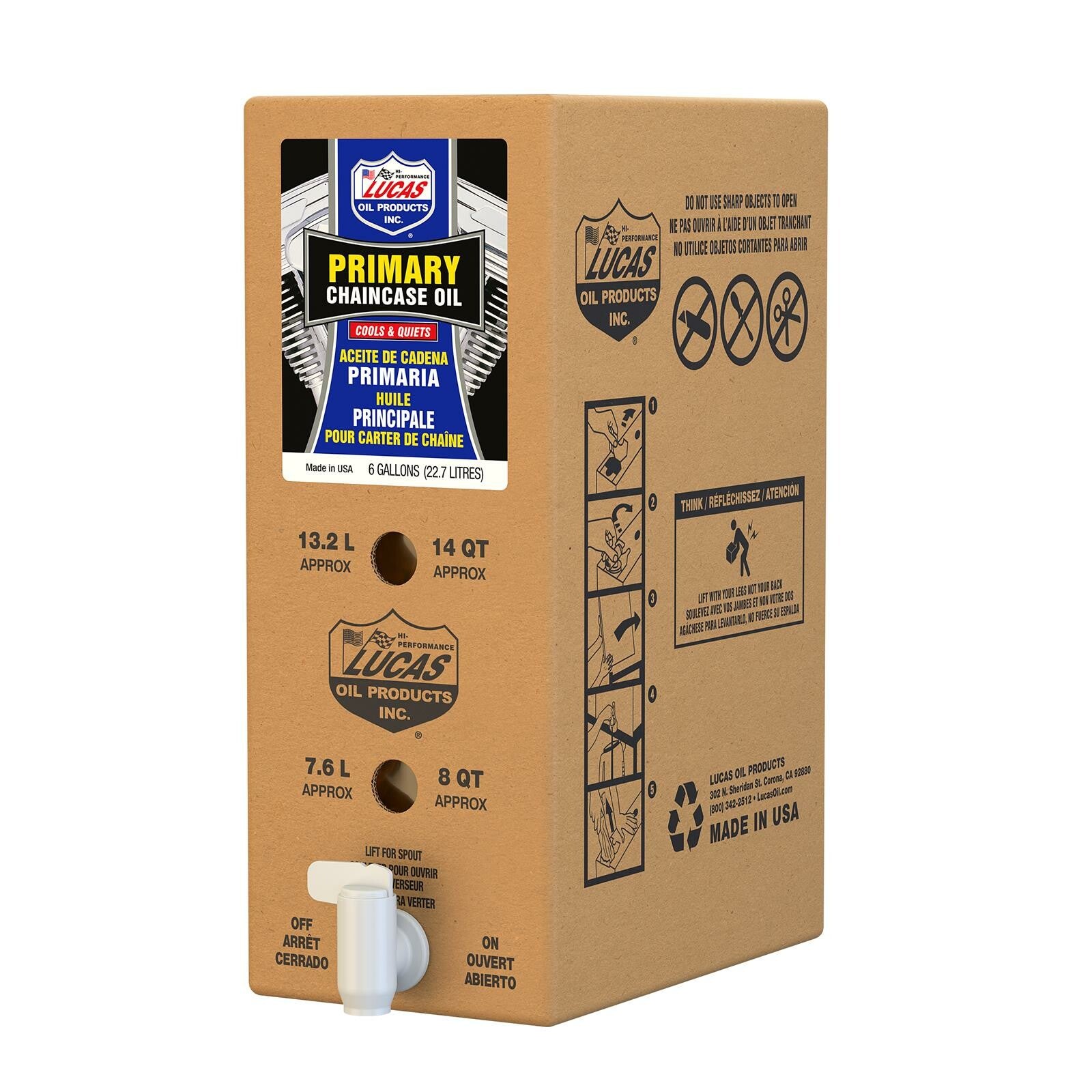 PRIMARY V-TWIN CHAINCASE OIL 6GAL BOX