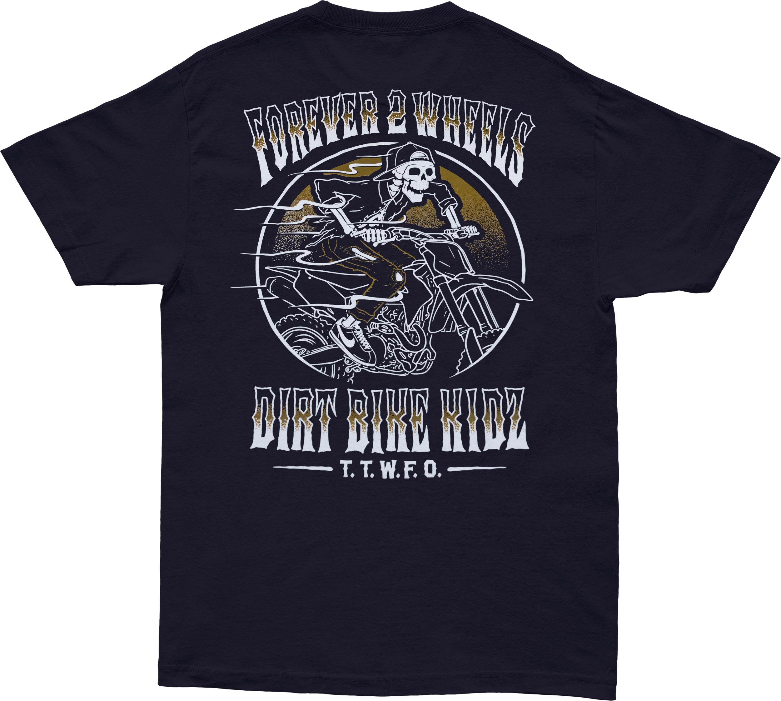 GHOST RIDER TEE NAVY LG