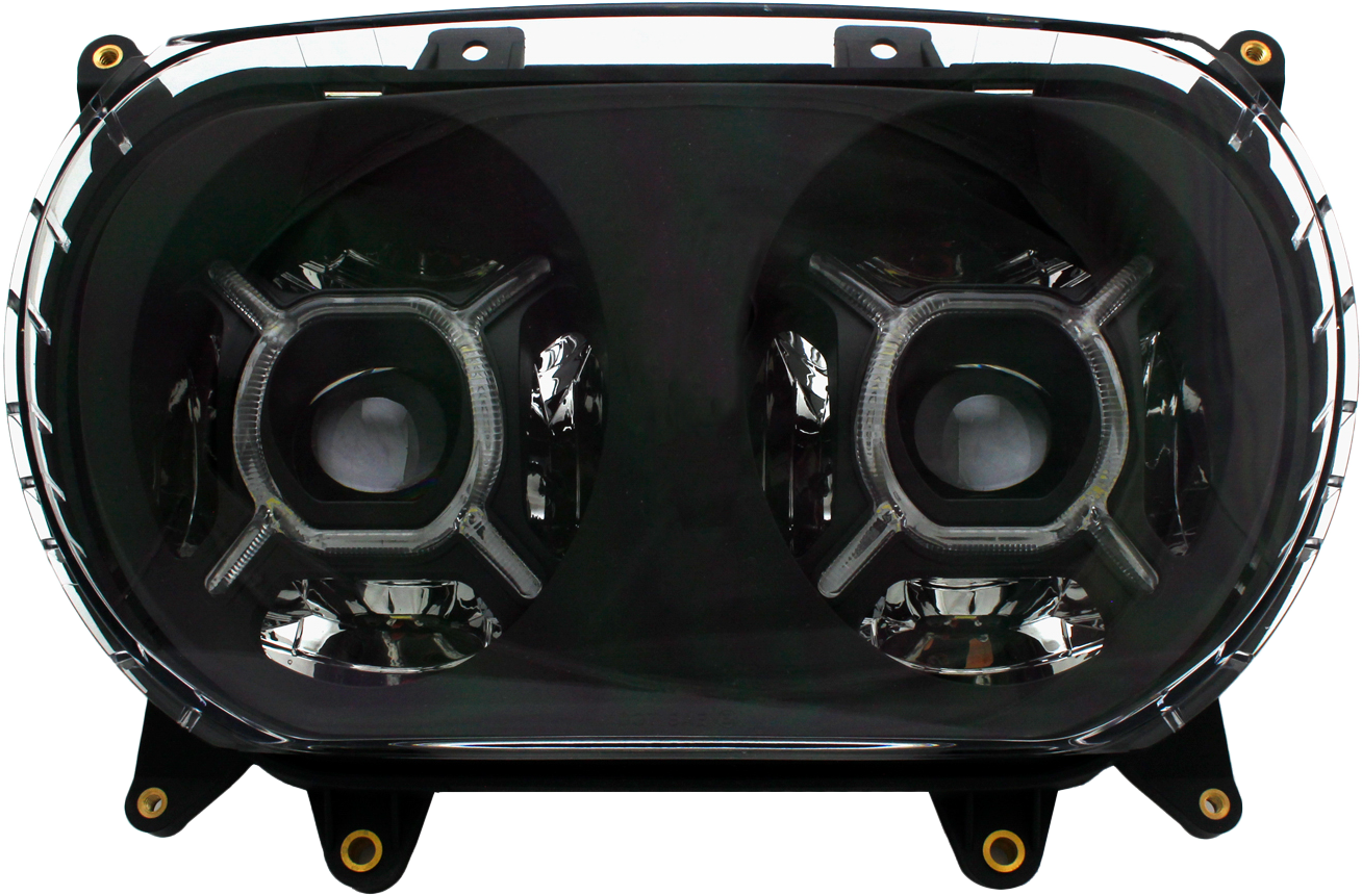 ROAD GLIDE HEADLIGHTS `15-22 BLACK