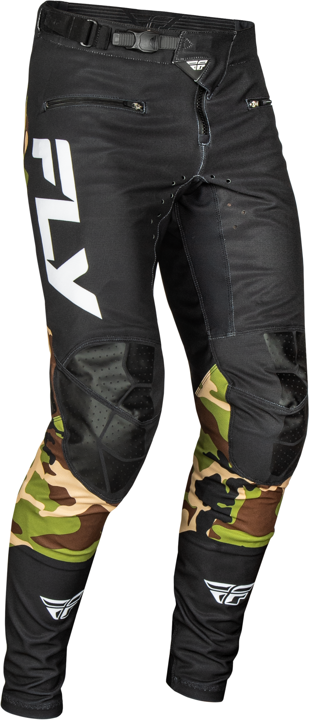 YOUTH RAYCE BICYCLE PANTS BLACK/CAMO SZ 26