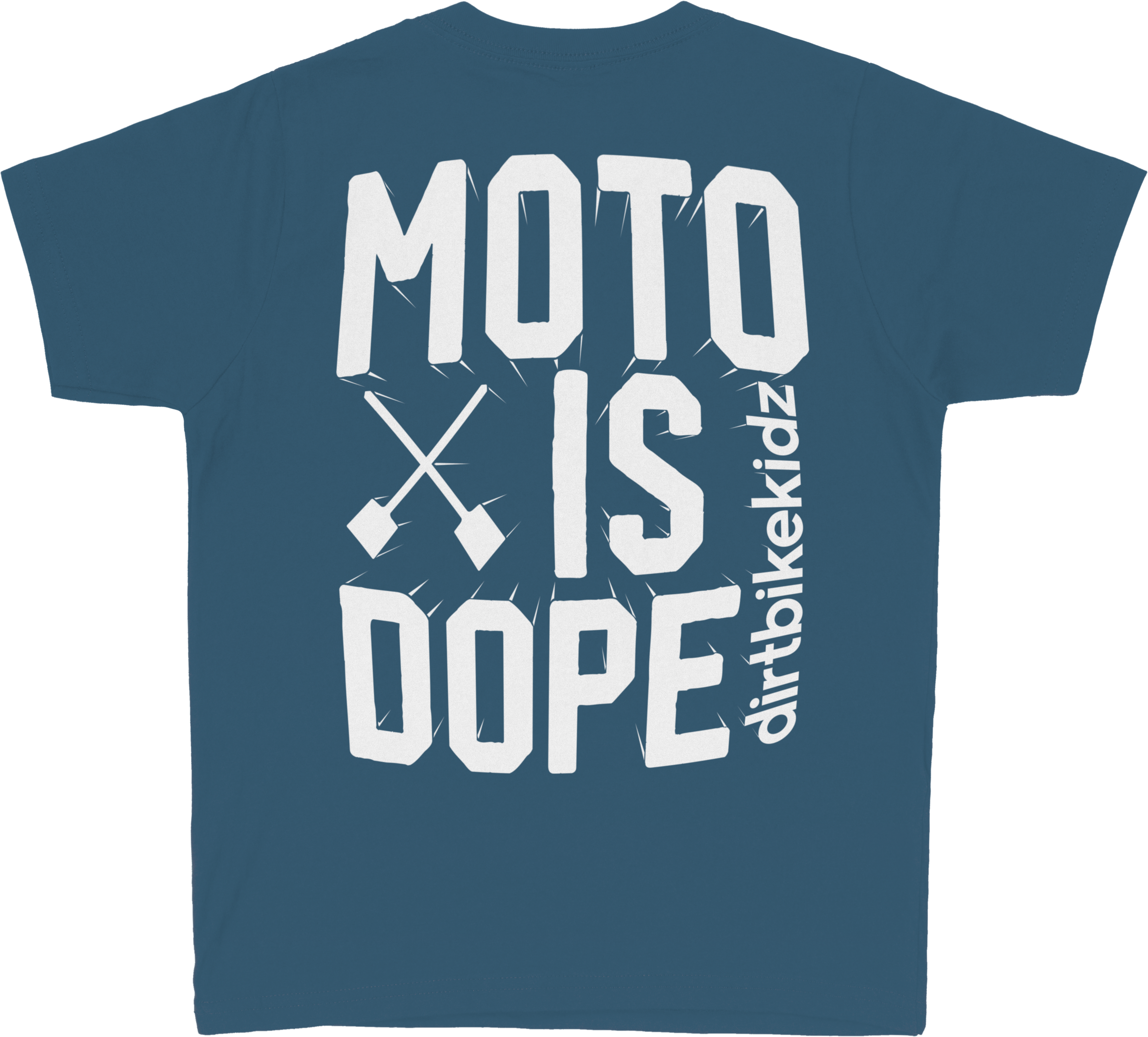 MOTO IS DOPE YOUTH TEE LAGOON BLUE YX