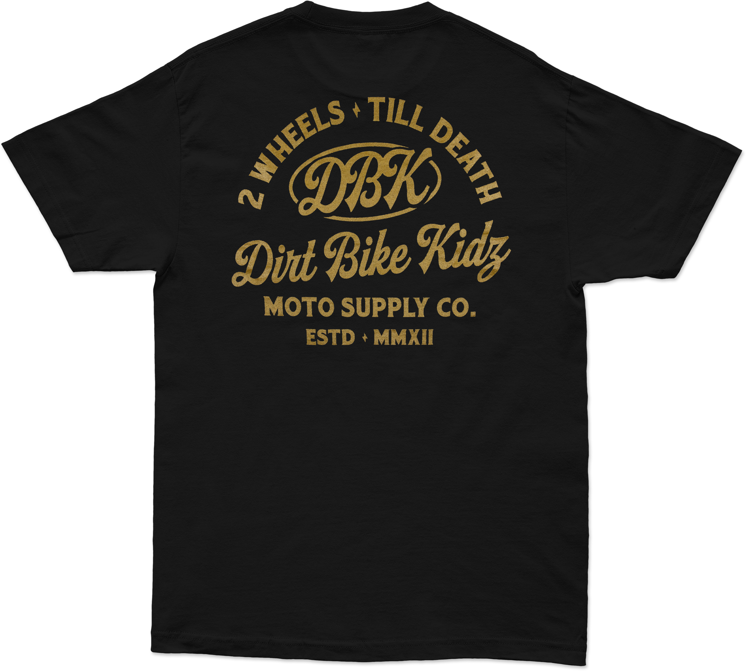 GOLD NUGGET TEE BLACK LG