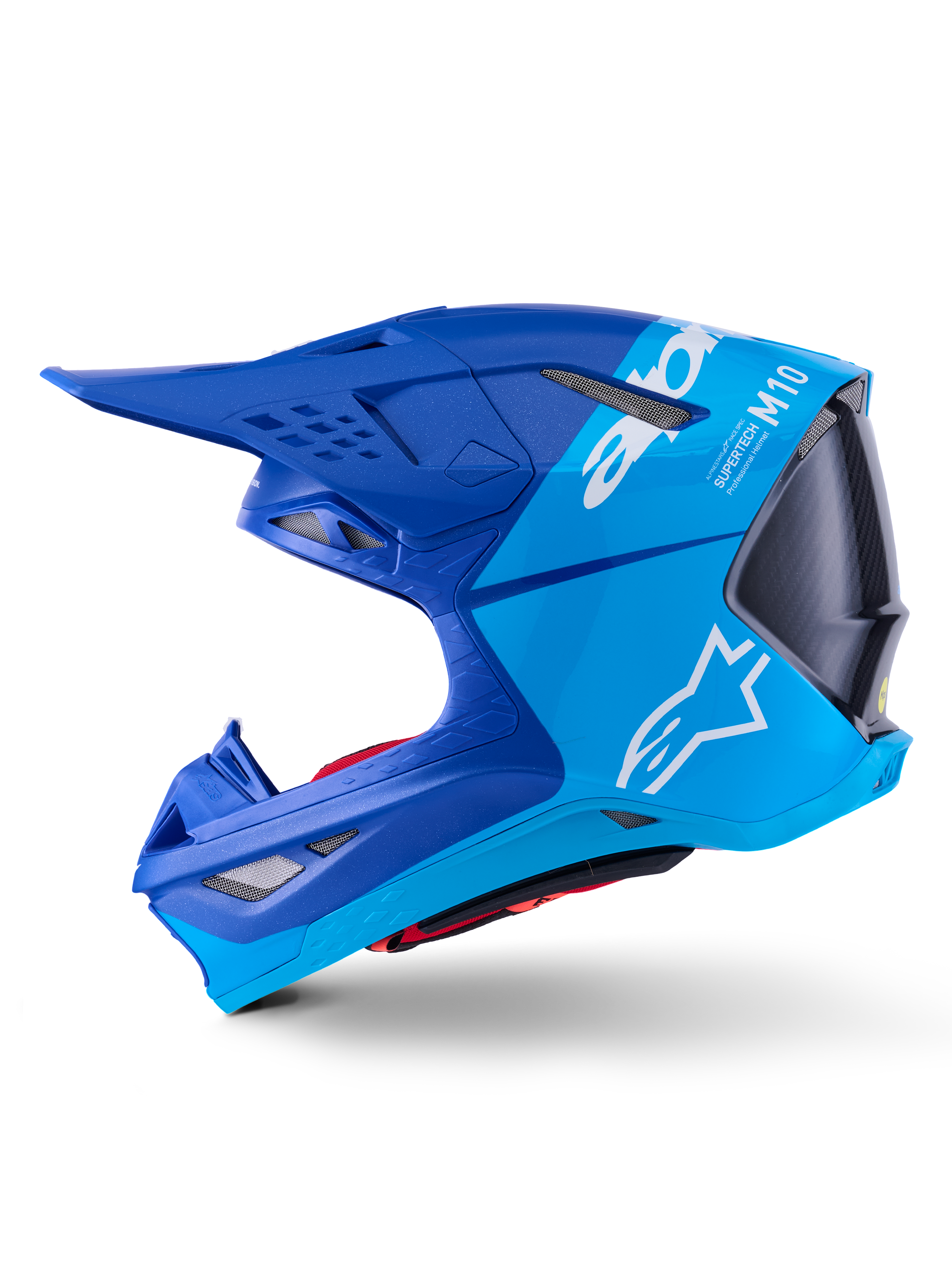 SUPERTECH S-M10 FLOOD HELMET MET BLU/MD BLU/BLK CRB M&G MD