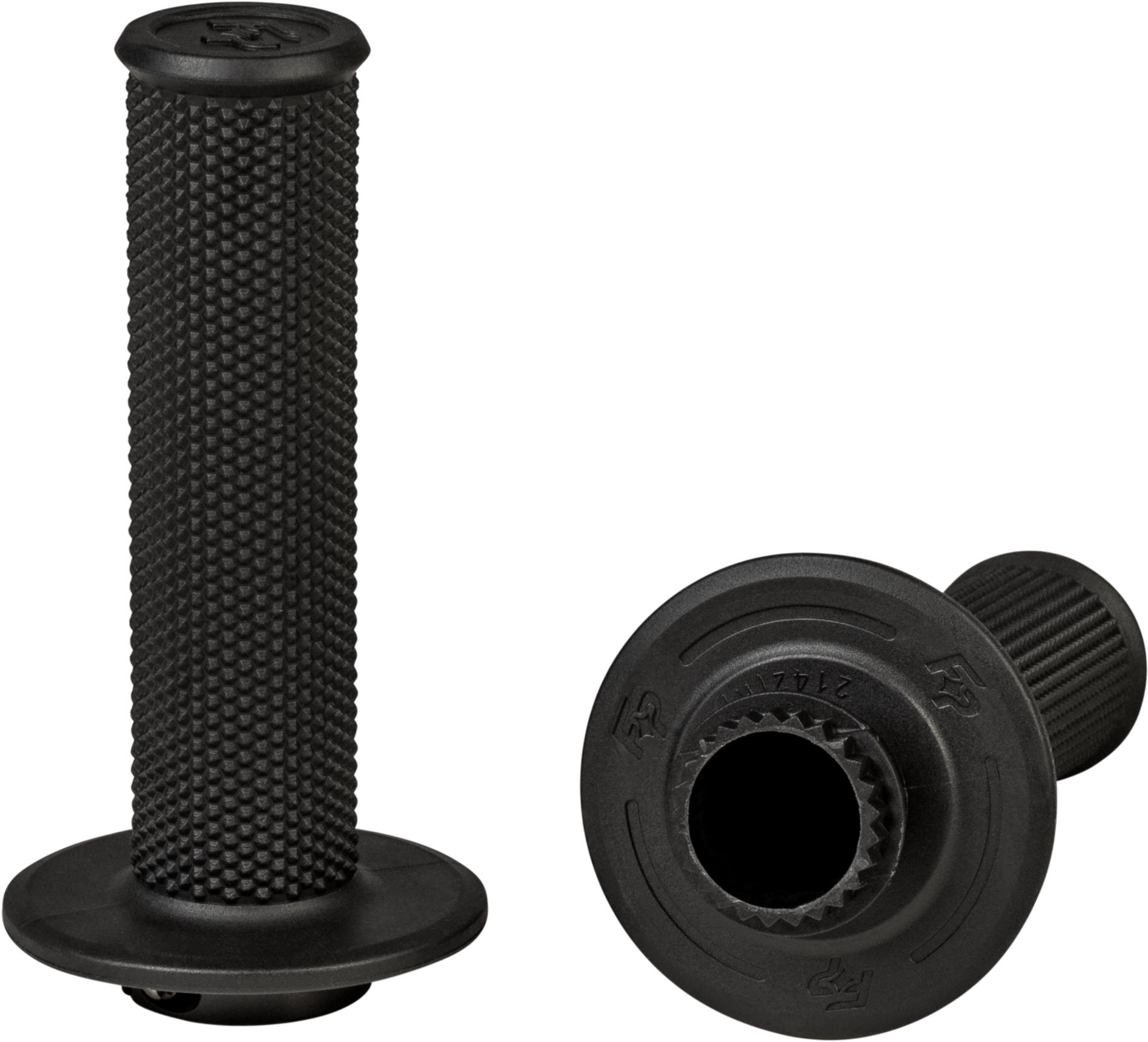 CONTROL MX LOCK-ON GRIPS BLACK - NO WAFFLE