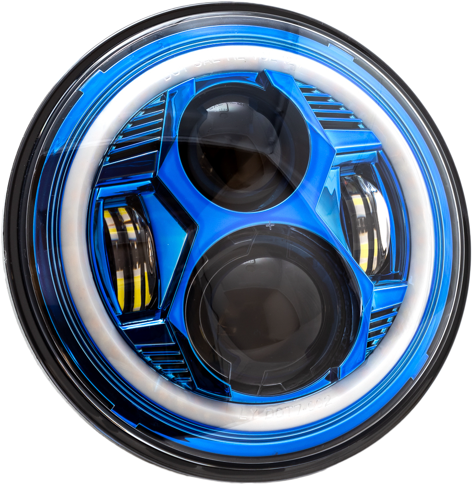 7" LED Headlight w/ Mount Adapter