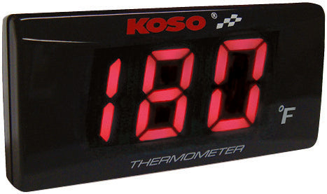 SUPER SLIM TEMPERATURE GAUGE RED DISPLAY