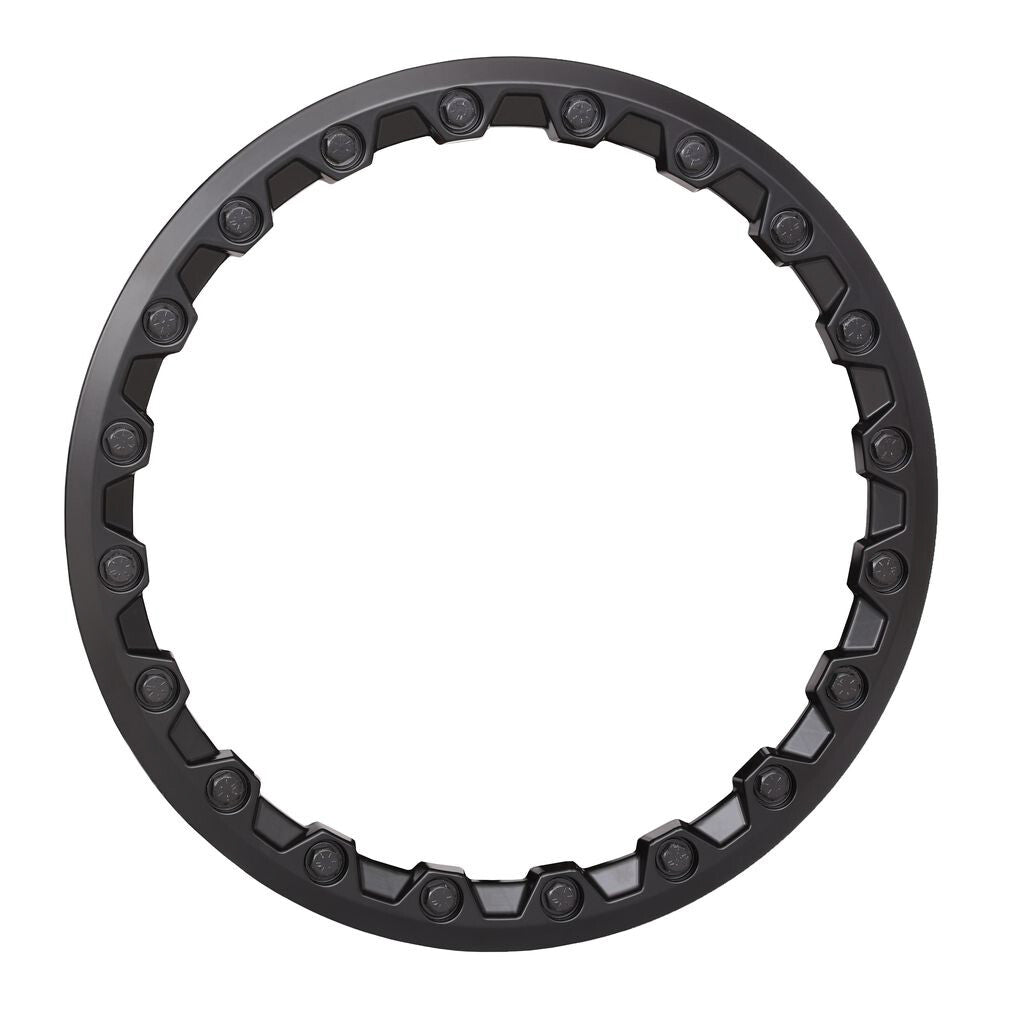 SB10 15" BEADLOCK RING 12MM 20-HOLE MATTE BLACK