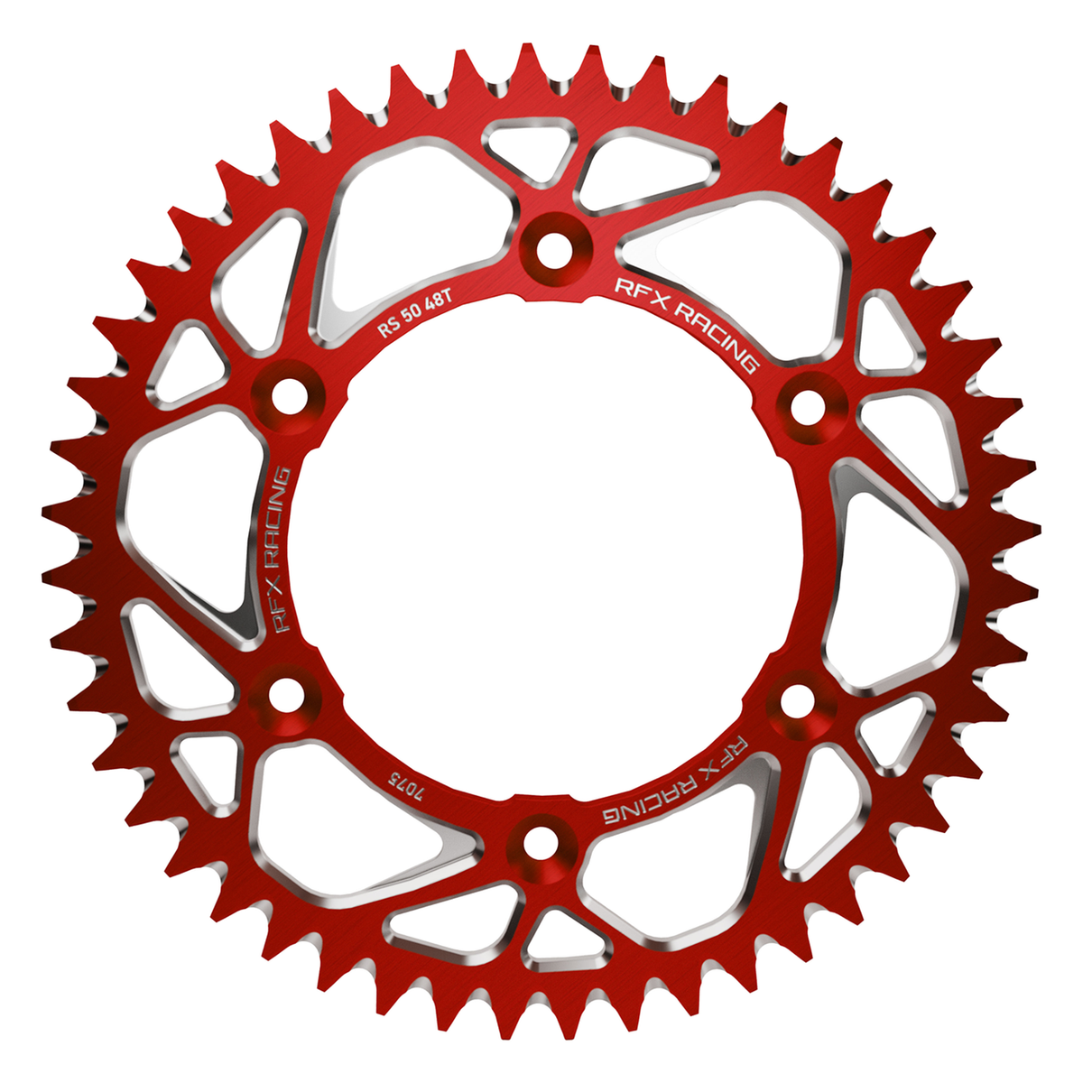 ALUMINUM REAR SPROCKET 51T RED HON