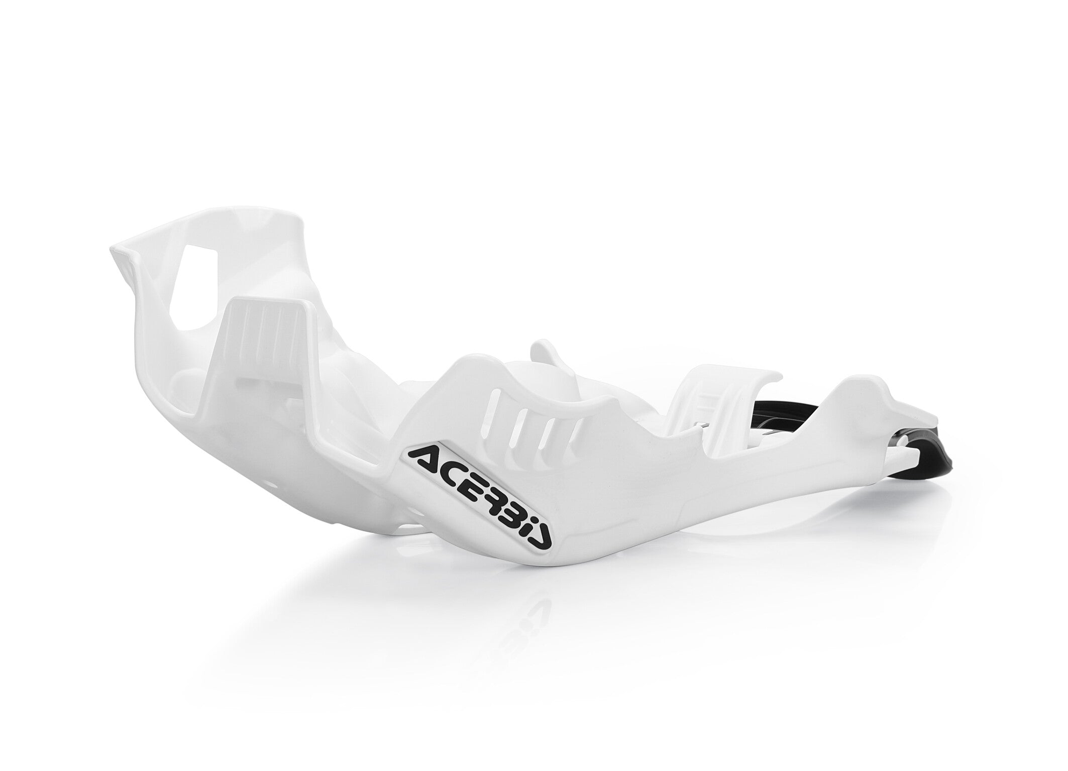 SKID PLATE W/LINKAGE GUARD WHITE/BLACK