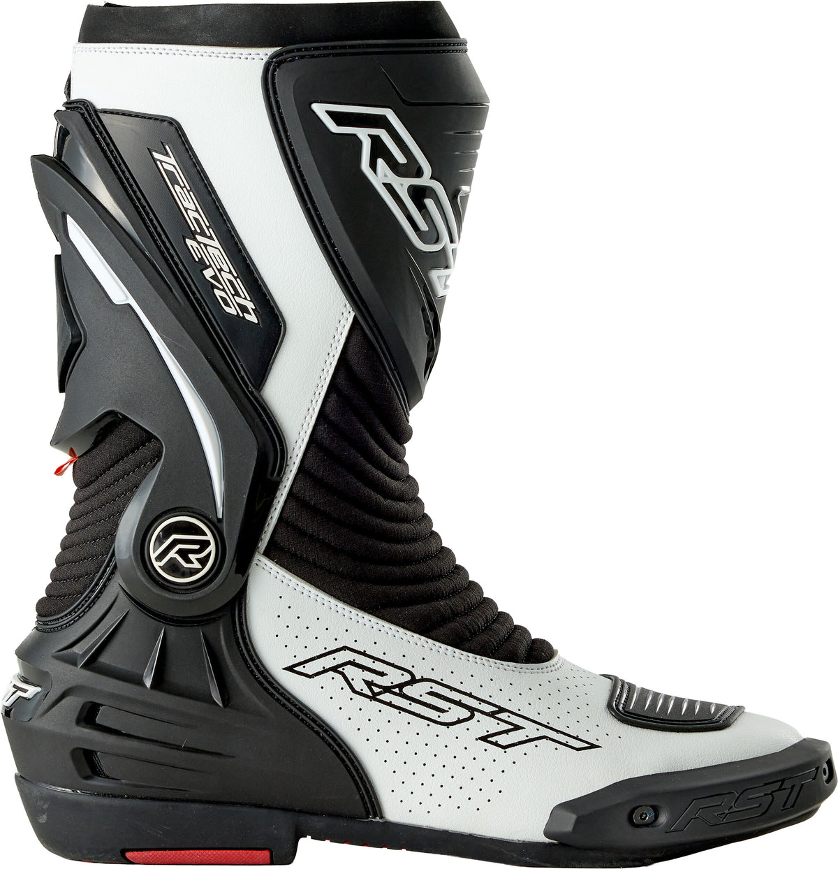 TRACTECH EVO D3O BOOT BLACK/WHITE 12