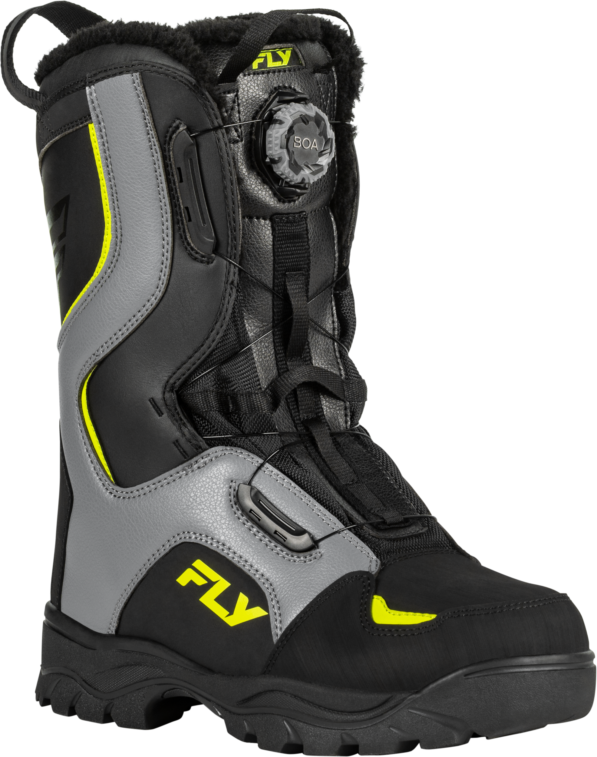 MARKER BOA BOOT BLACK/HI-VIS 6