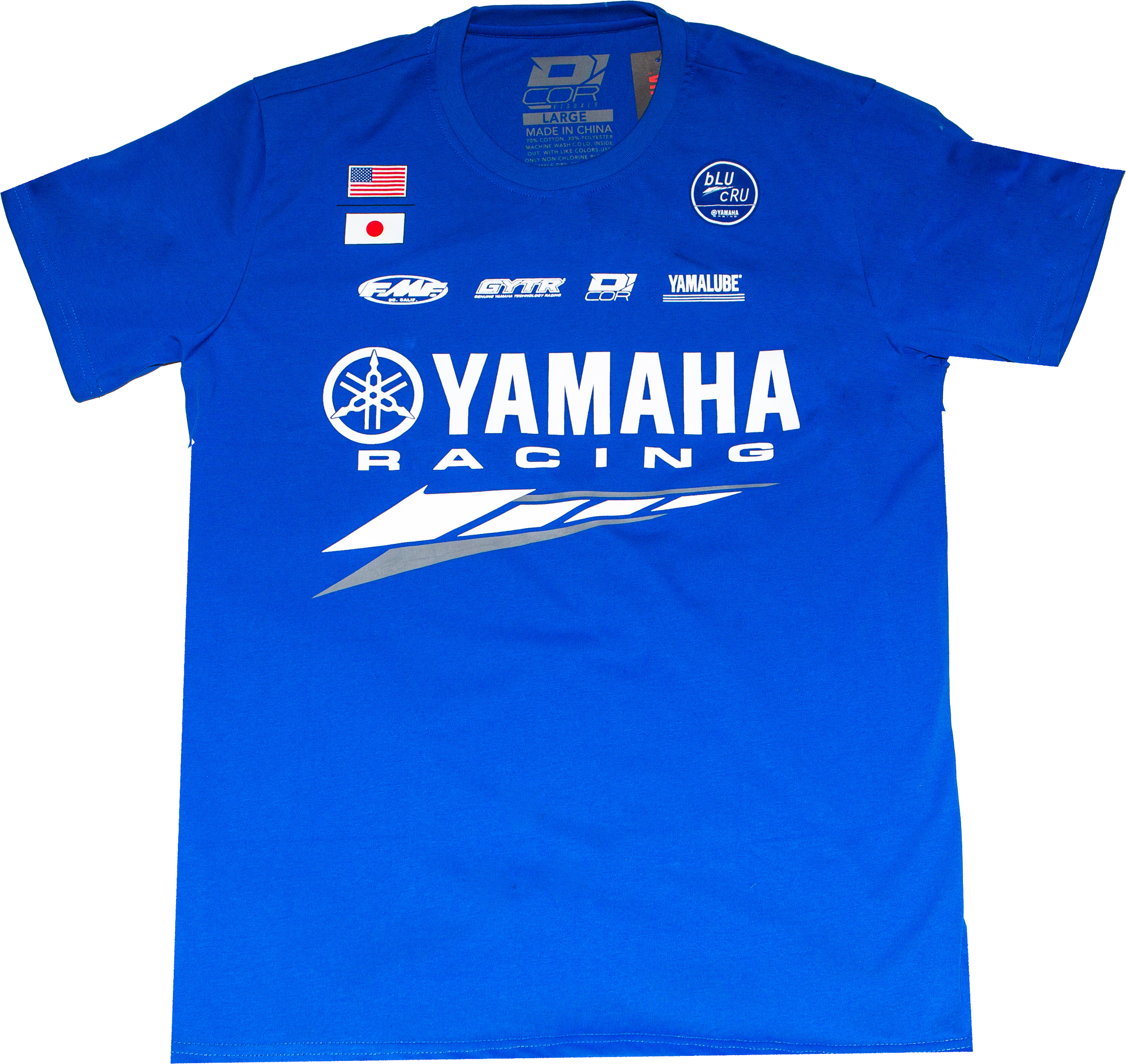 YAMAHA FACTORY T-SHIRT BLUE XL