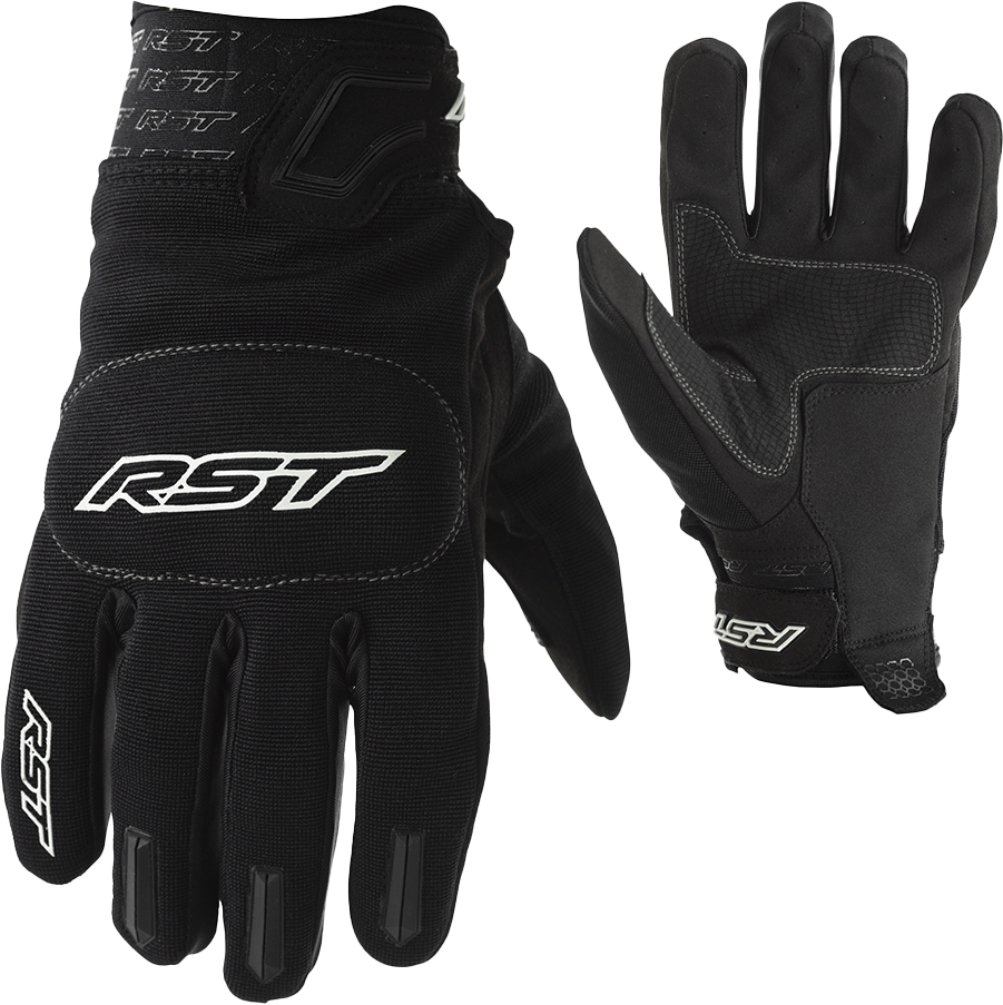 RIDER CE GLOVE BLACK/WHITE MD