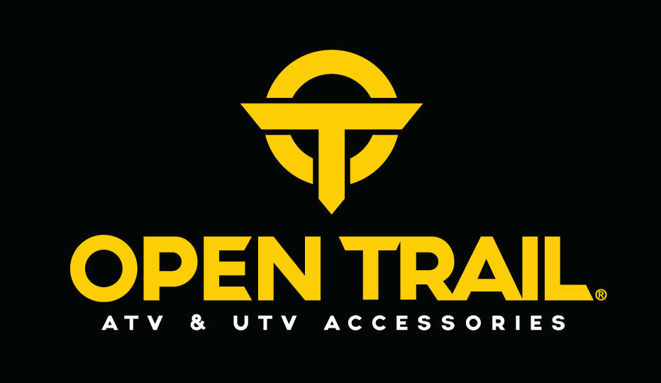 OPEN TRAIL HEADER SIGN SINGLE SIDED W/ VELCRO 13"