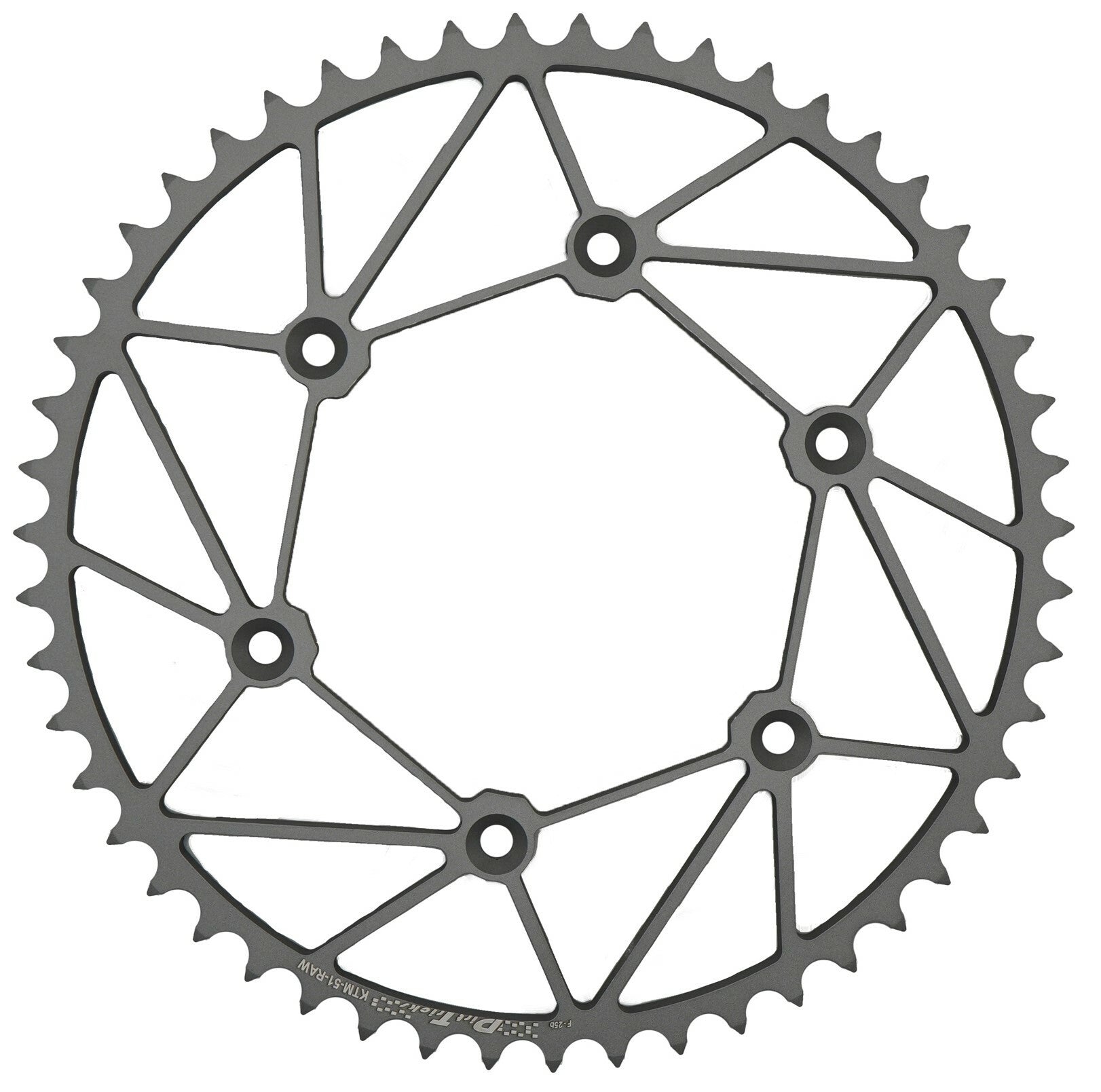 REAR  SPROCKET  CHROMOLY 51T-520 RAW HON
