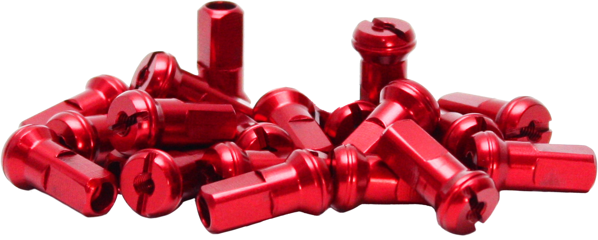 SPOKE NIPPLES RED