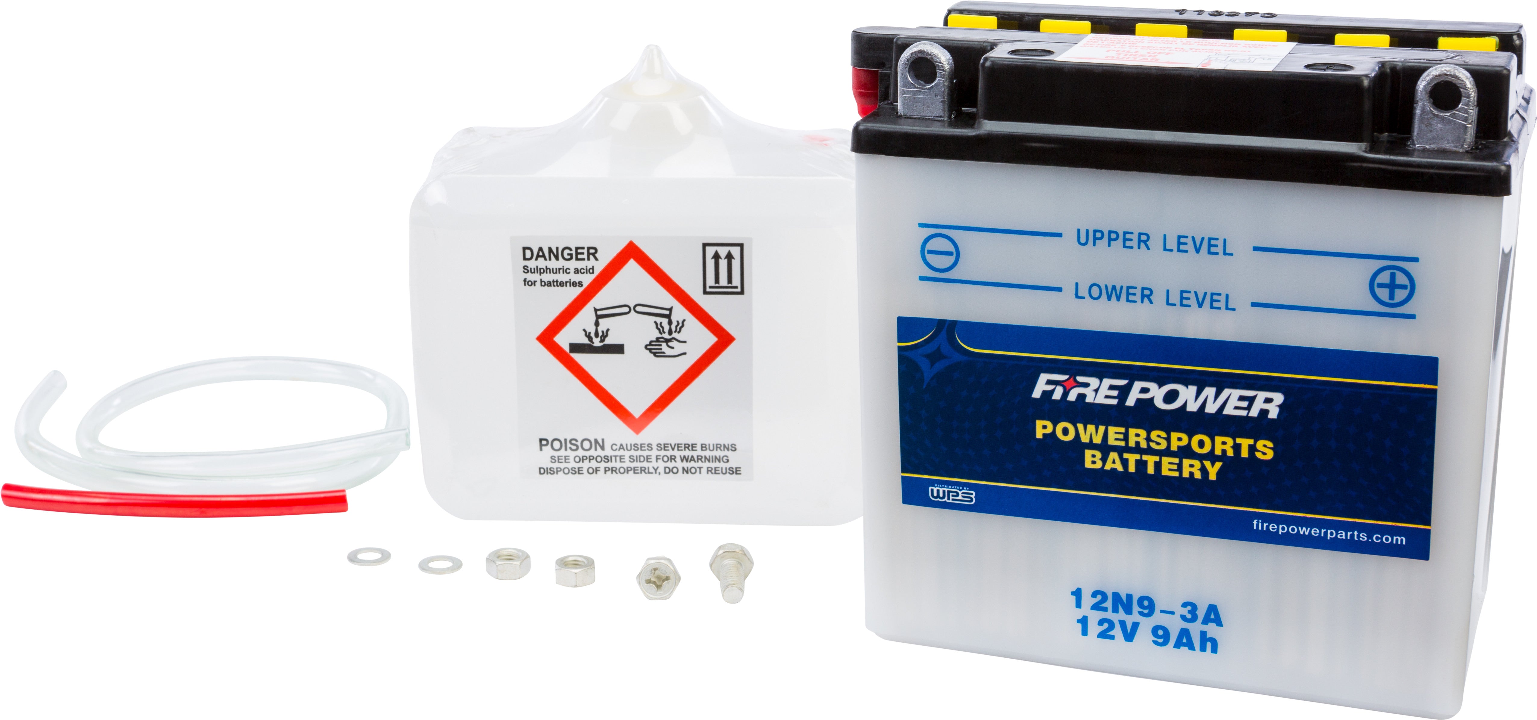 12V Standard Battery w/Acid Pack