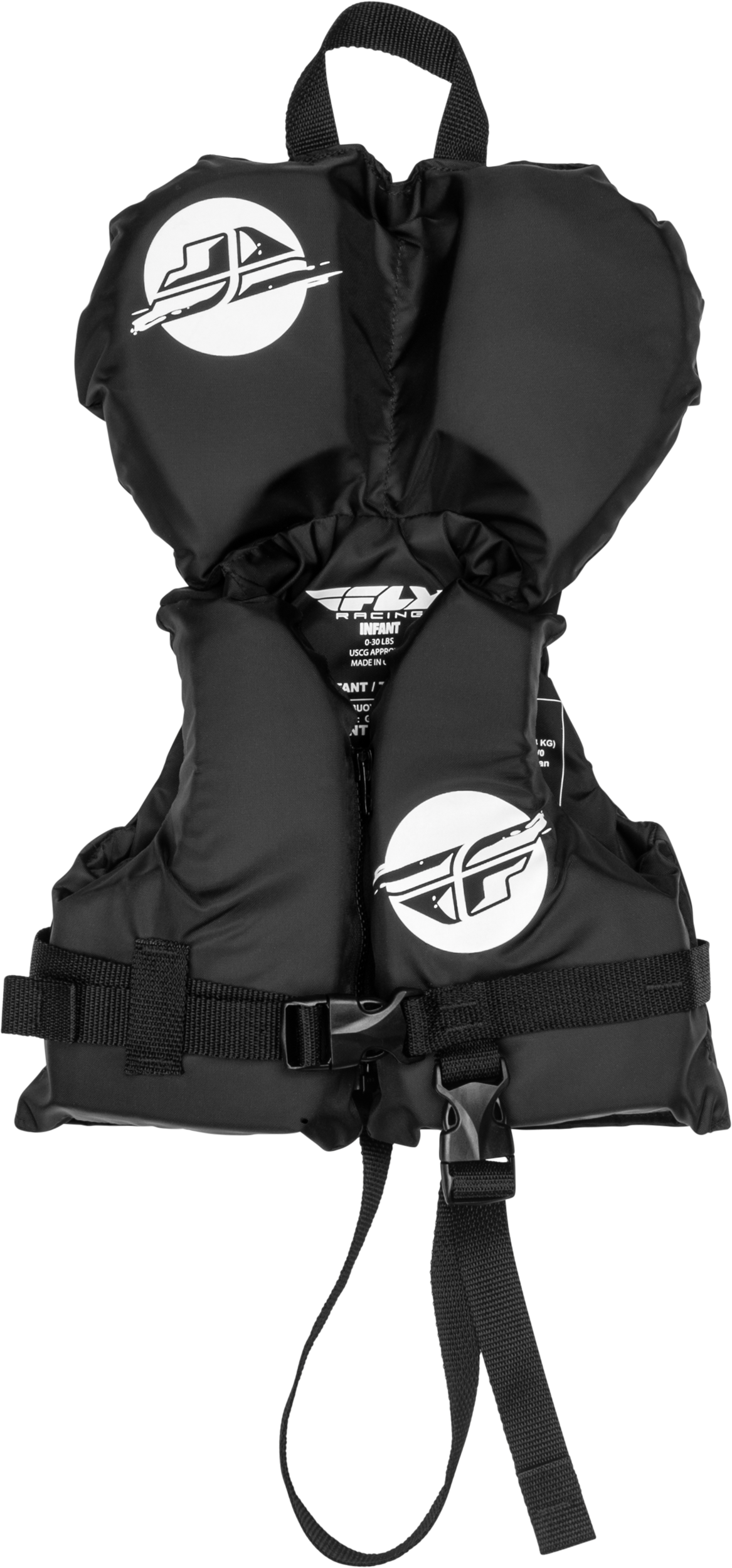 INFANT FLOTATION VEST BLACK/WHITE
