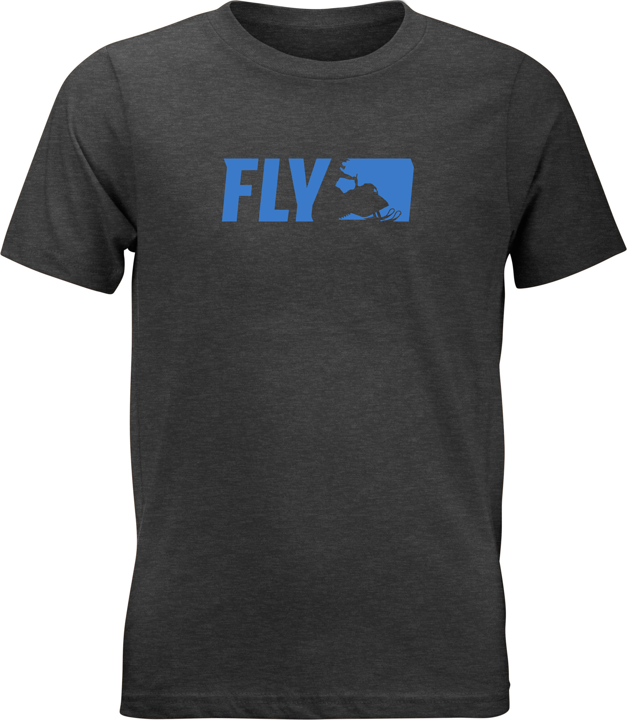 FLY YOUTH PRIMARY TEE CHARCOAL YS