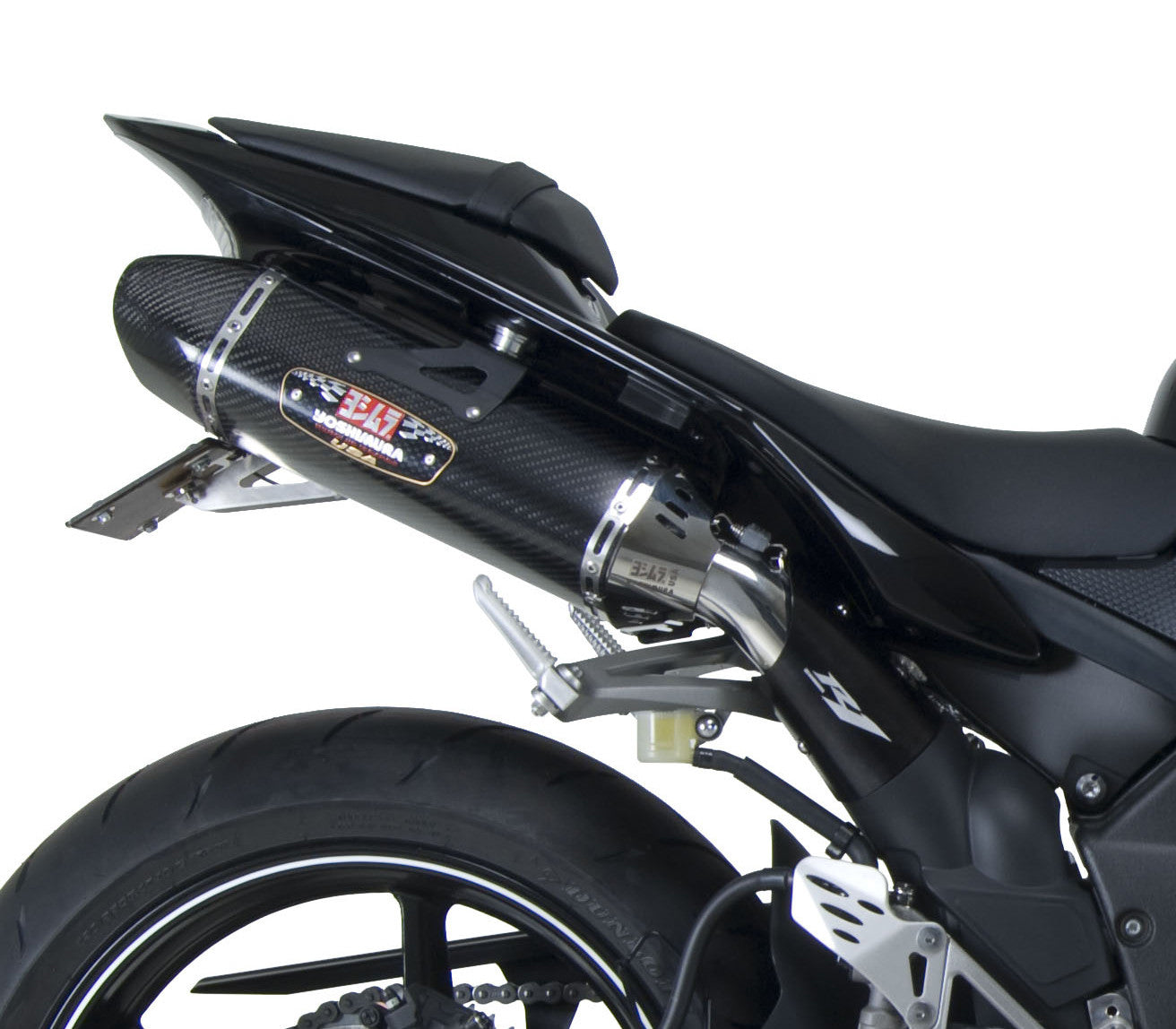 EXHAUST STREET TRC-D SLIP-ON SS-CF-CF DUAL #960-1556