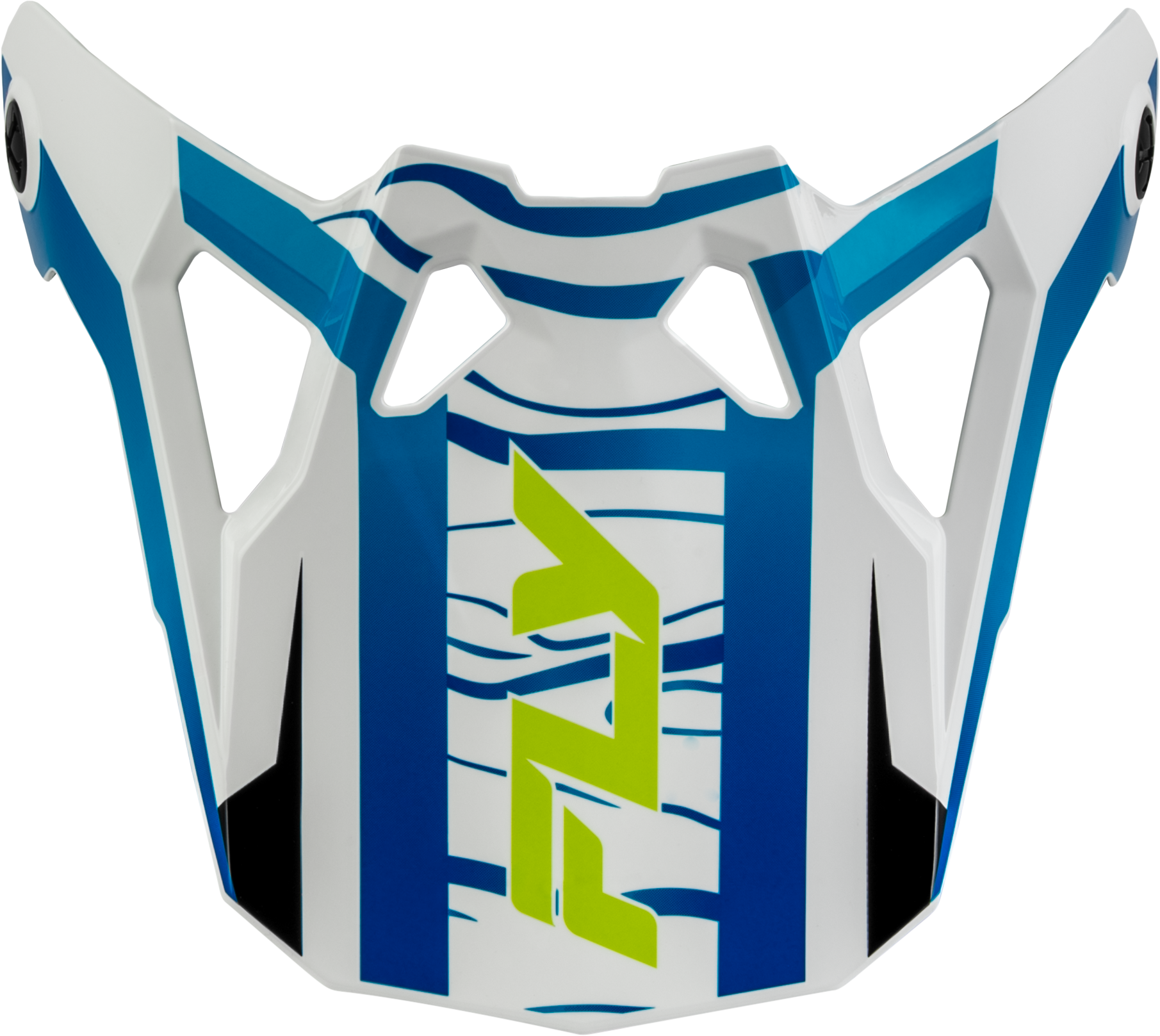 FORMULA CP CHARGE VISOR WHITE/BLUE/BLACK YL-LG
