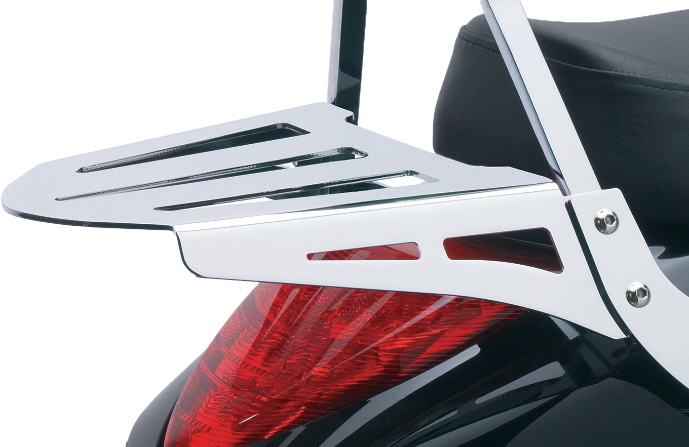 SISSY BAR LUGGAGE RACK FORMED CHROME YAM