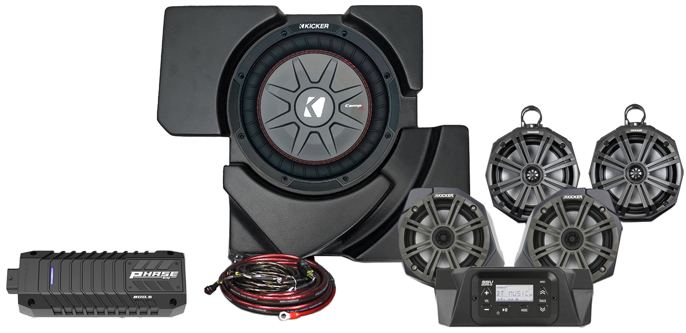 5 SPEAKER PLUG AND PLAY KIT KICKER