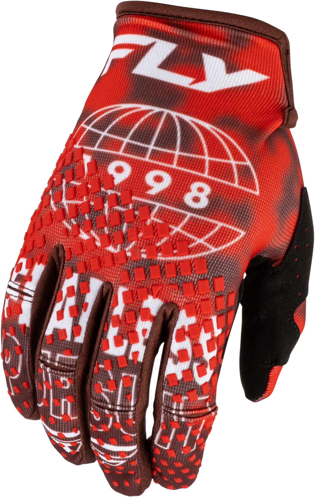 YOUTH KINETIC BLUR GLOVES RED/MAROON YS