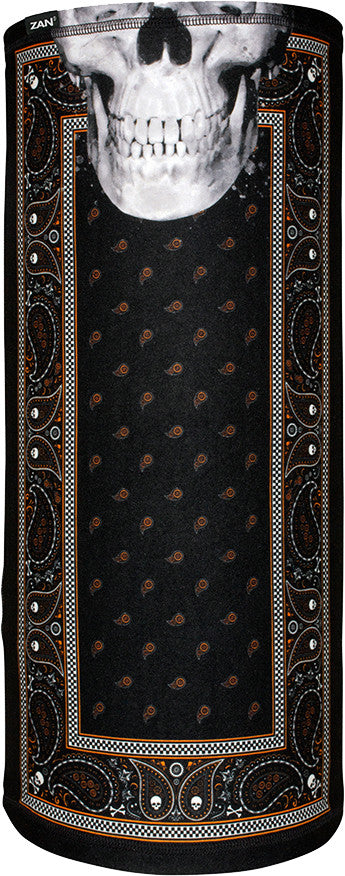 SPORTFLEX MOTLEY TUBE BLACK/ORANGE CLASSIC BANDANA #26-5193