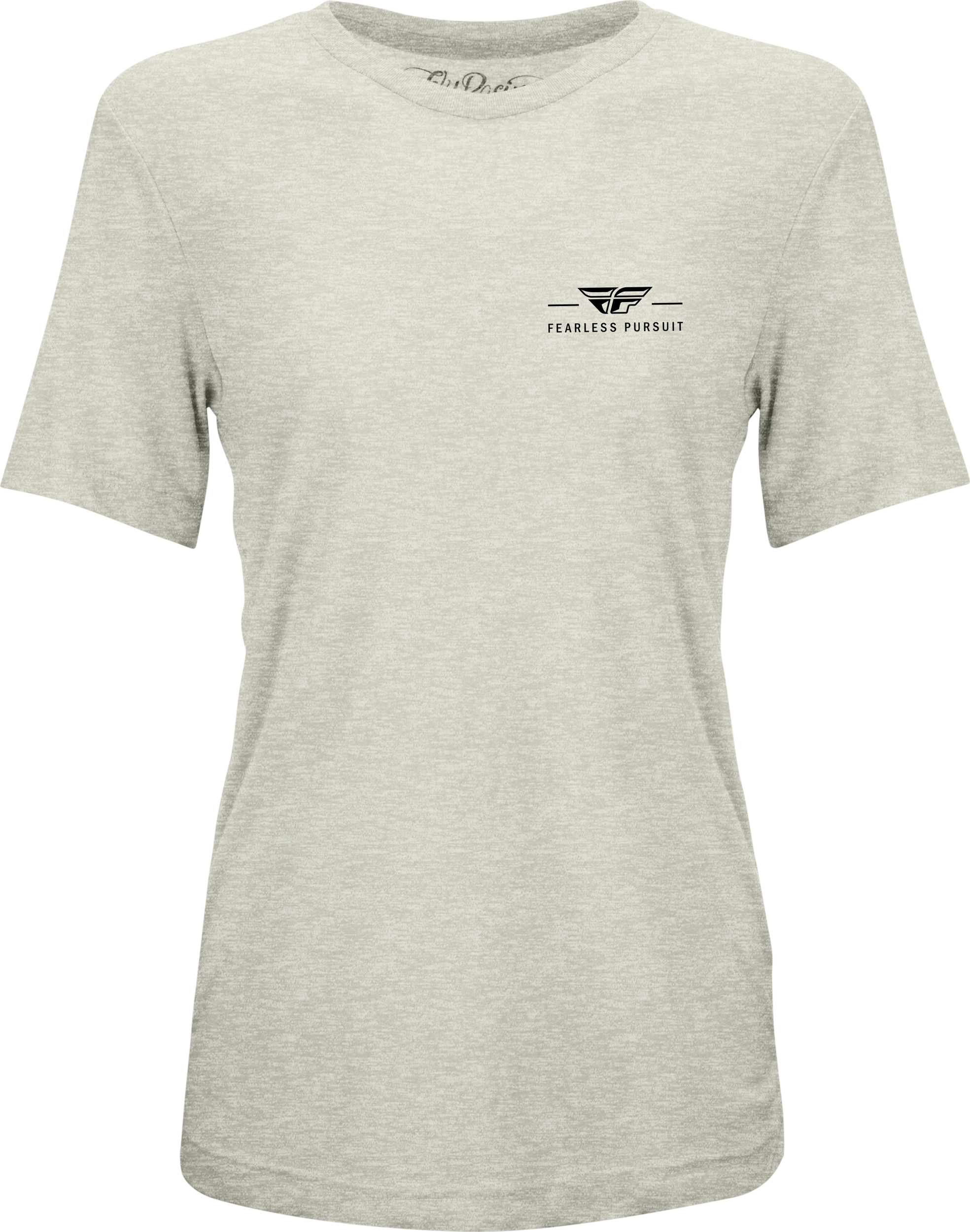 WOMEN'S FLY MOTTO TEE CREAM LG