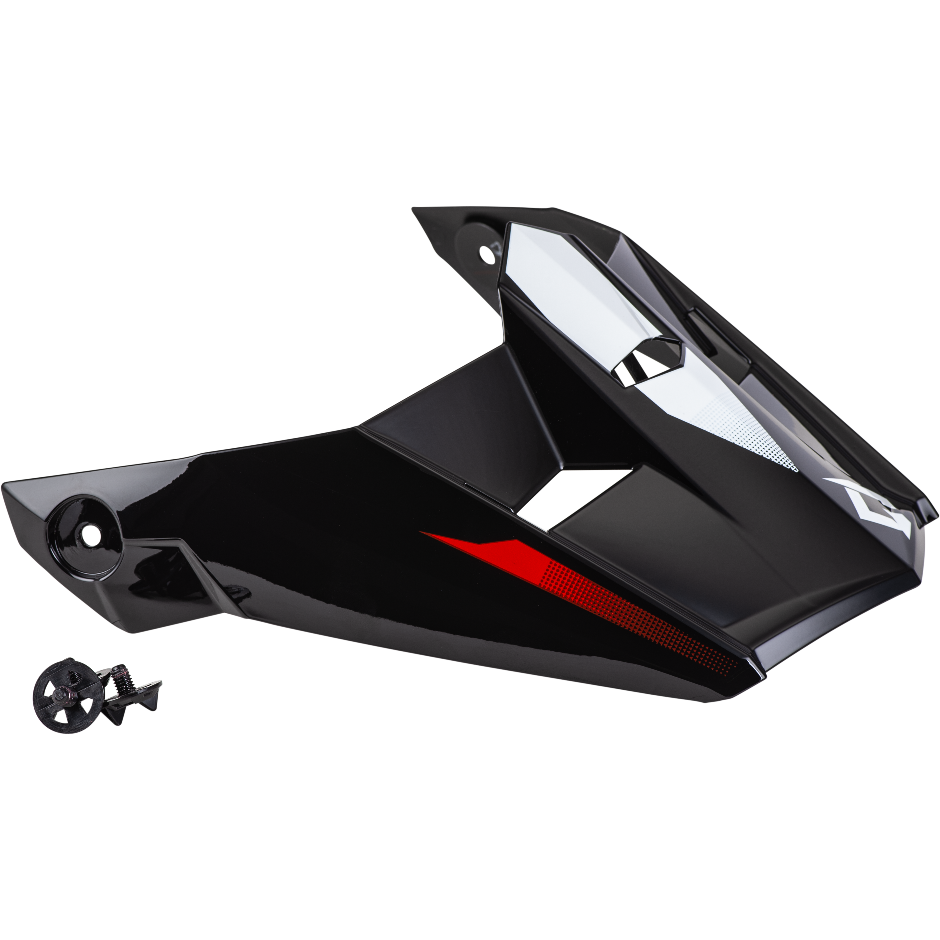 MX-46 COMPOUND VISOR RED/BLACK/WHITE XS-SM