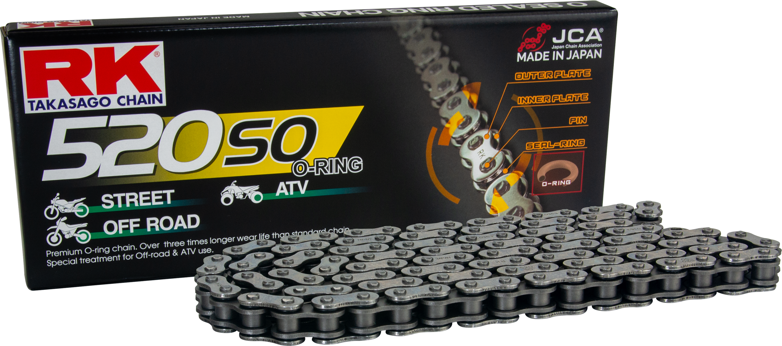 520SO DRIVE CHAIN STEEL 520 X 106