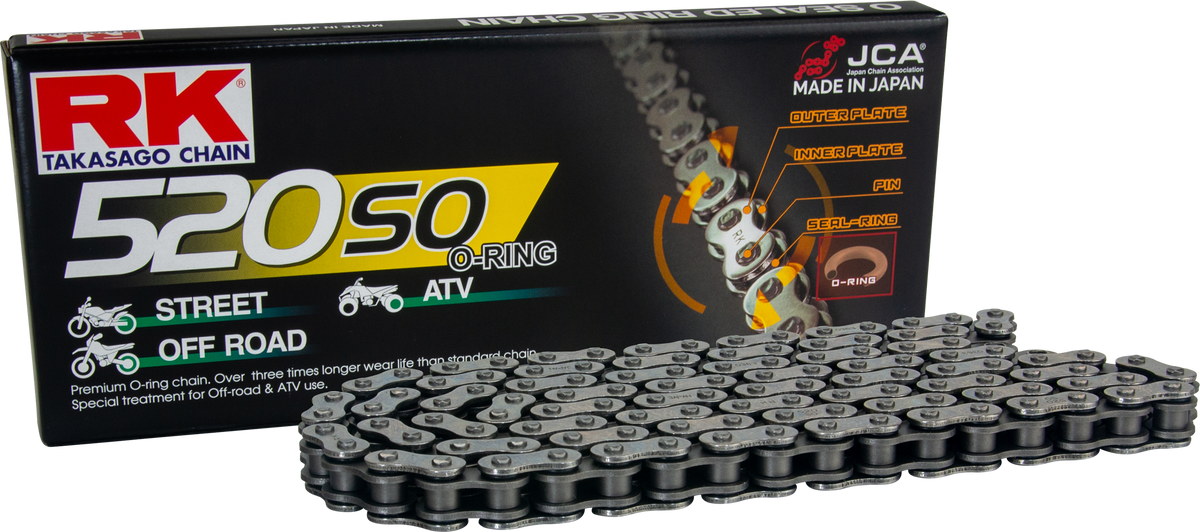 520SO DRIVE CHAIN STEEL 520 X 112