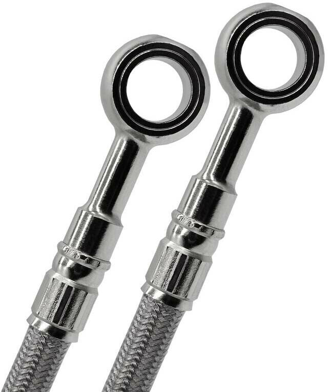 STEEL BRAKE LINE FRONT KAW