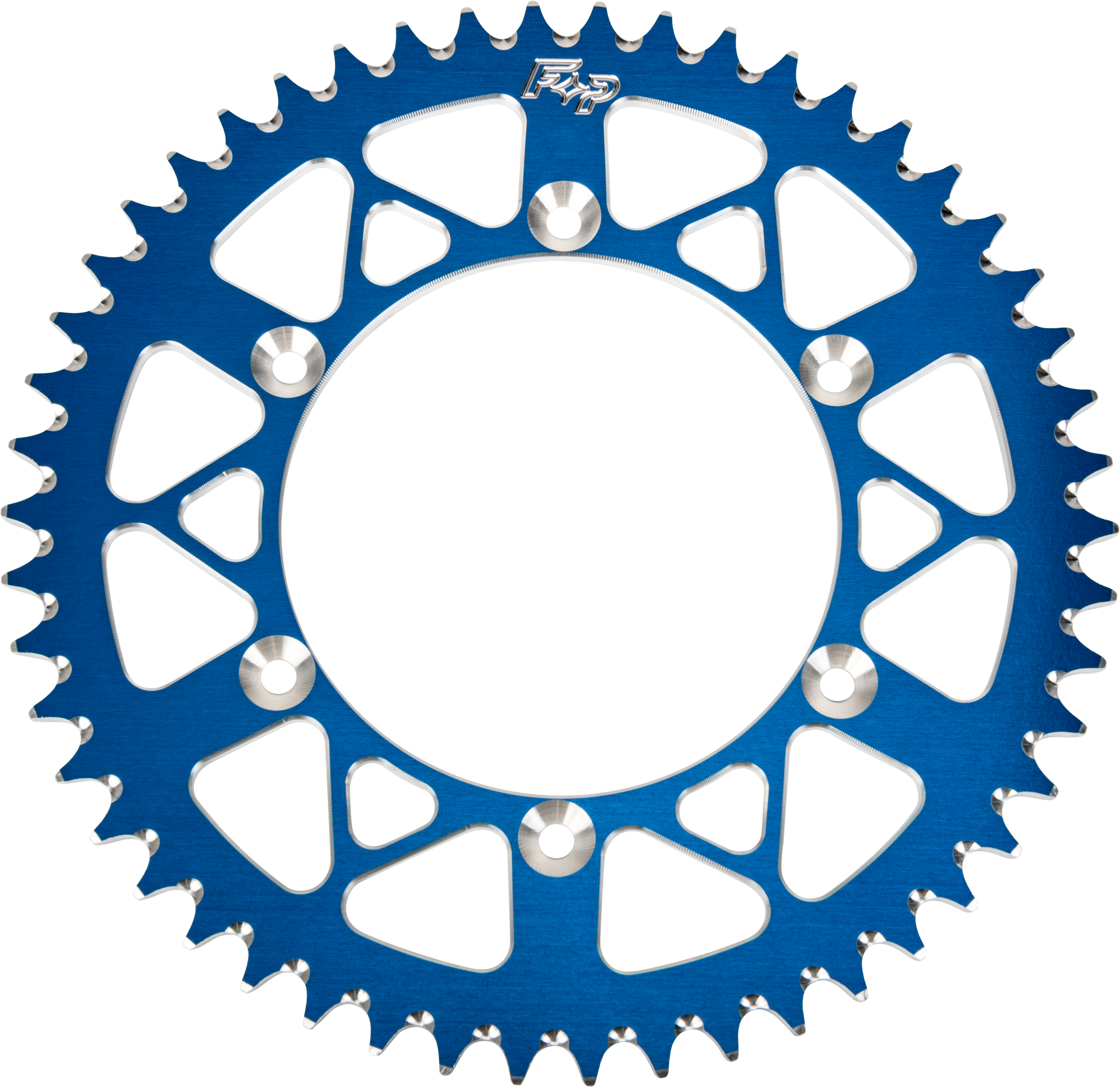 REAR SPROCKET ALUMINUM 46T-428 BLU SUZ/YAM
