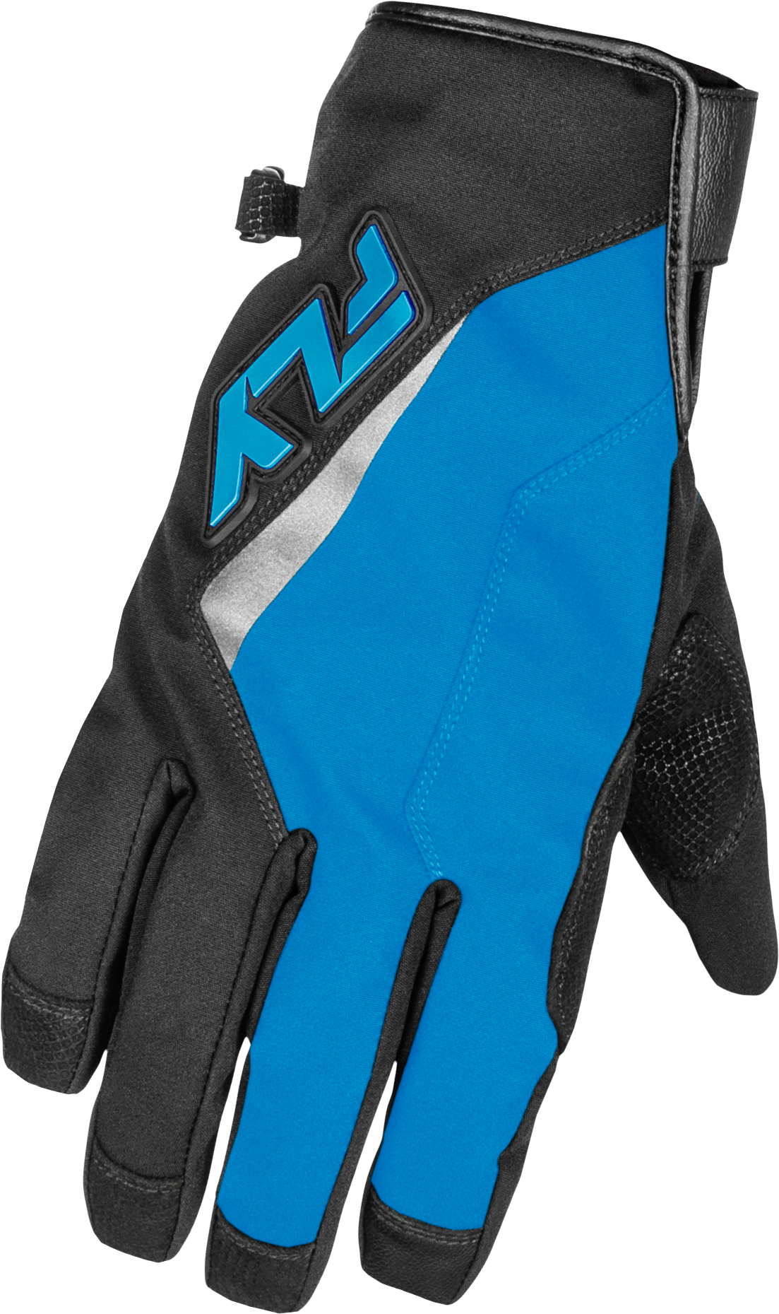 TITLE LONG GLOVES BLUE/BLACK/LIGHT BLUE XS