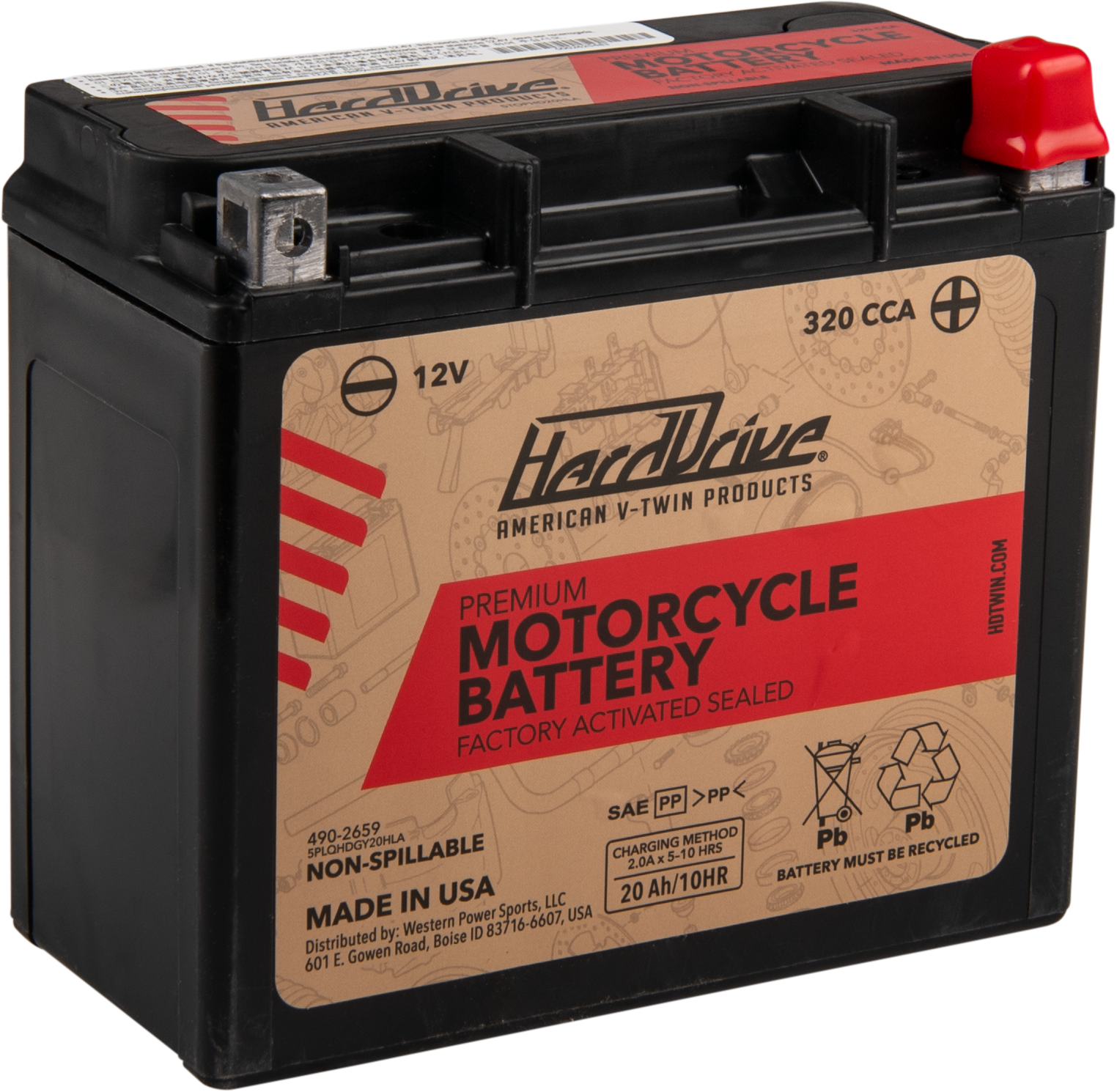 PREMIUM BATTERY INDIAN GYZ20HLA CCA 320