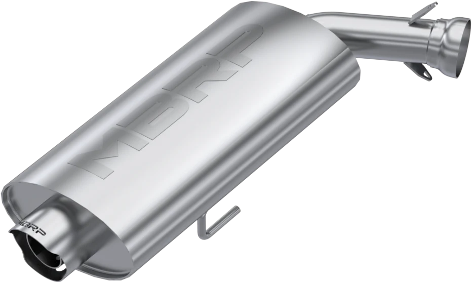 SINGLE SLIP-ON SYSTEM W/ 3" OVAL SPORT MUFFLER CHROME