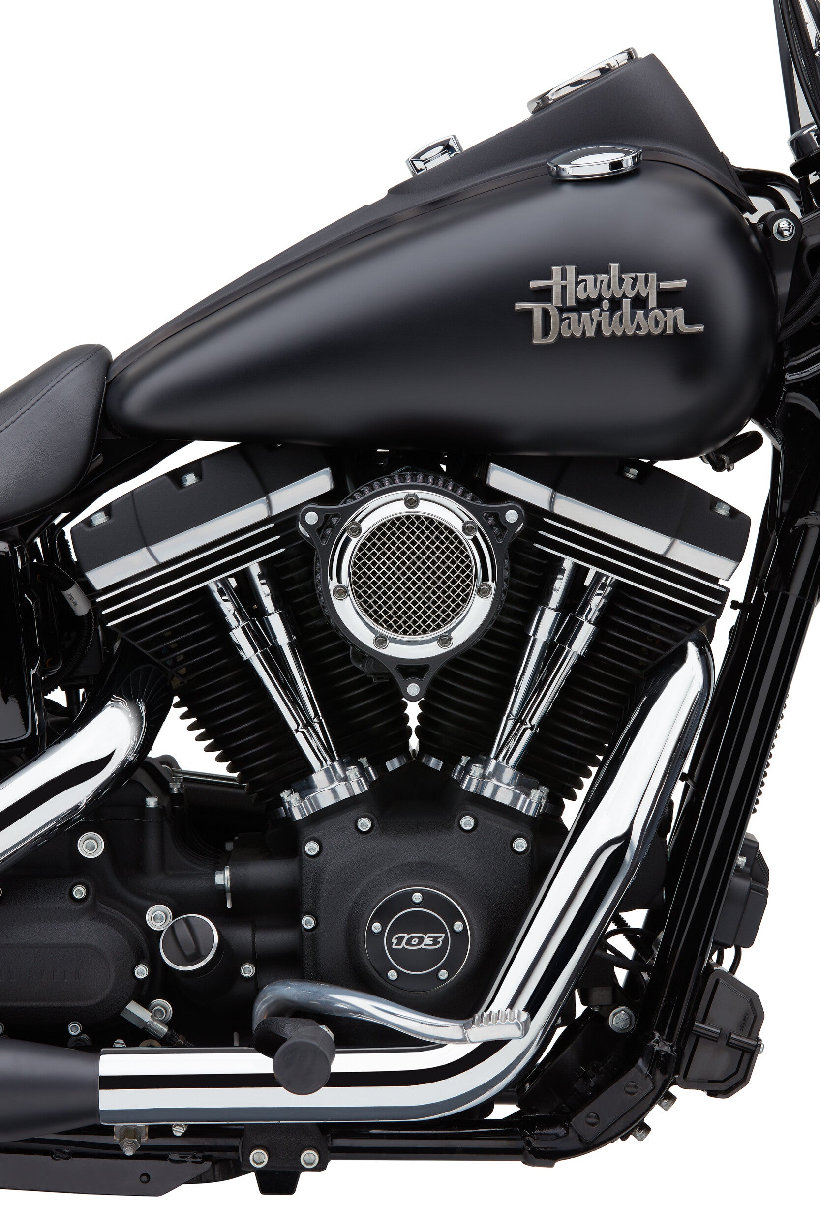 RPT AIR INTAKE SYSTEM CHROME / BLACK SPORTSTER 91-22