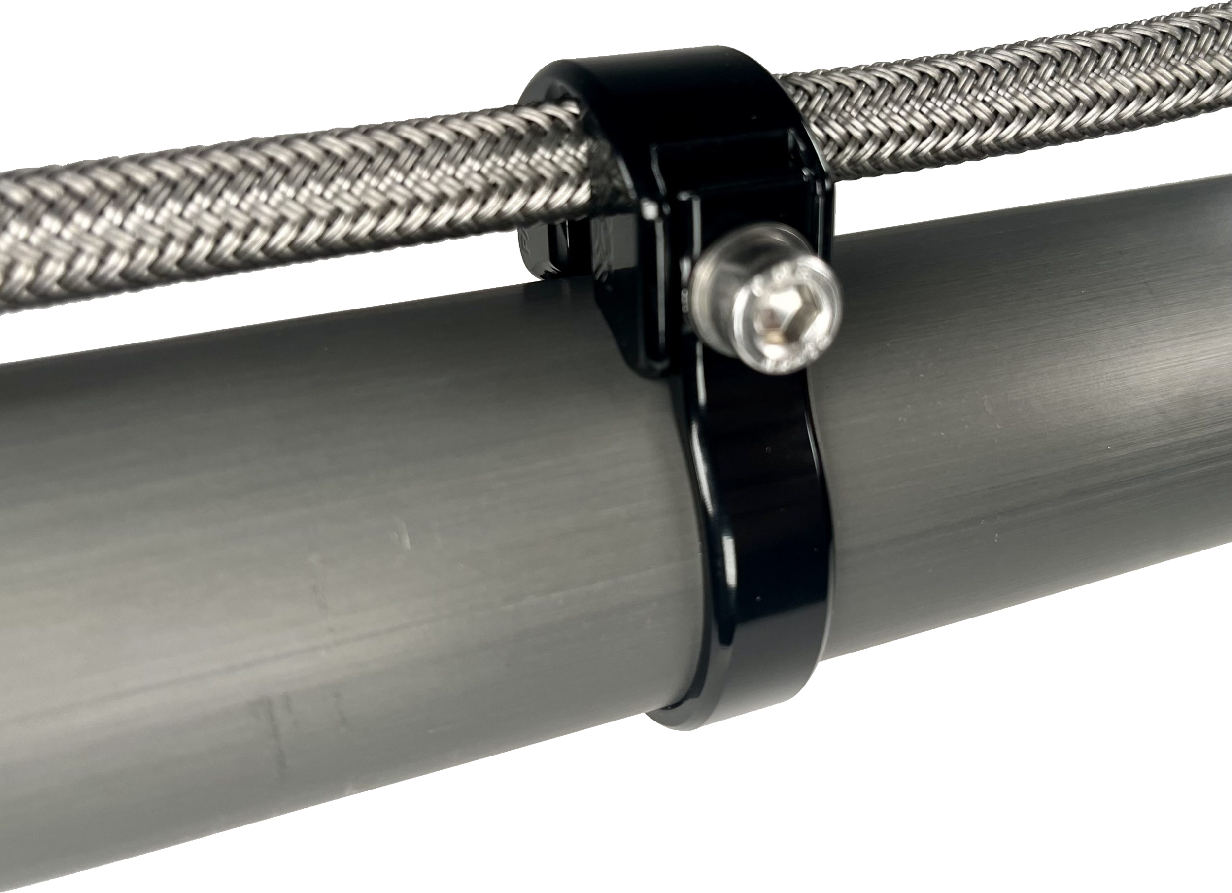 TUBING MOUNTED CABLE/LINE BLACK