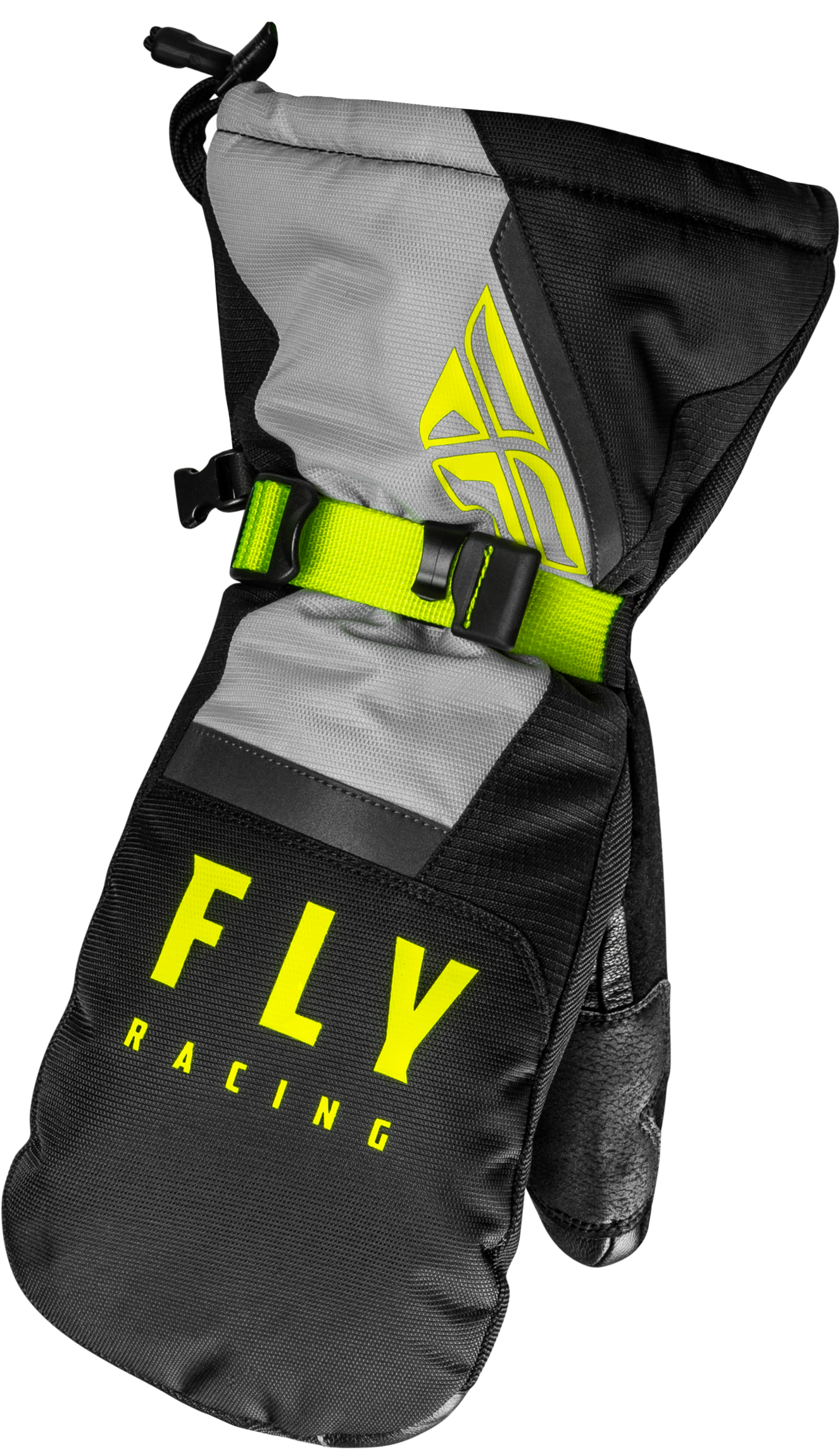 CASCADE MITTENS BLACK/GREY/HI-VIS 3X